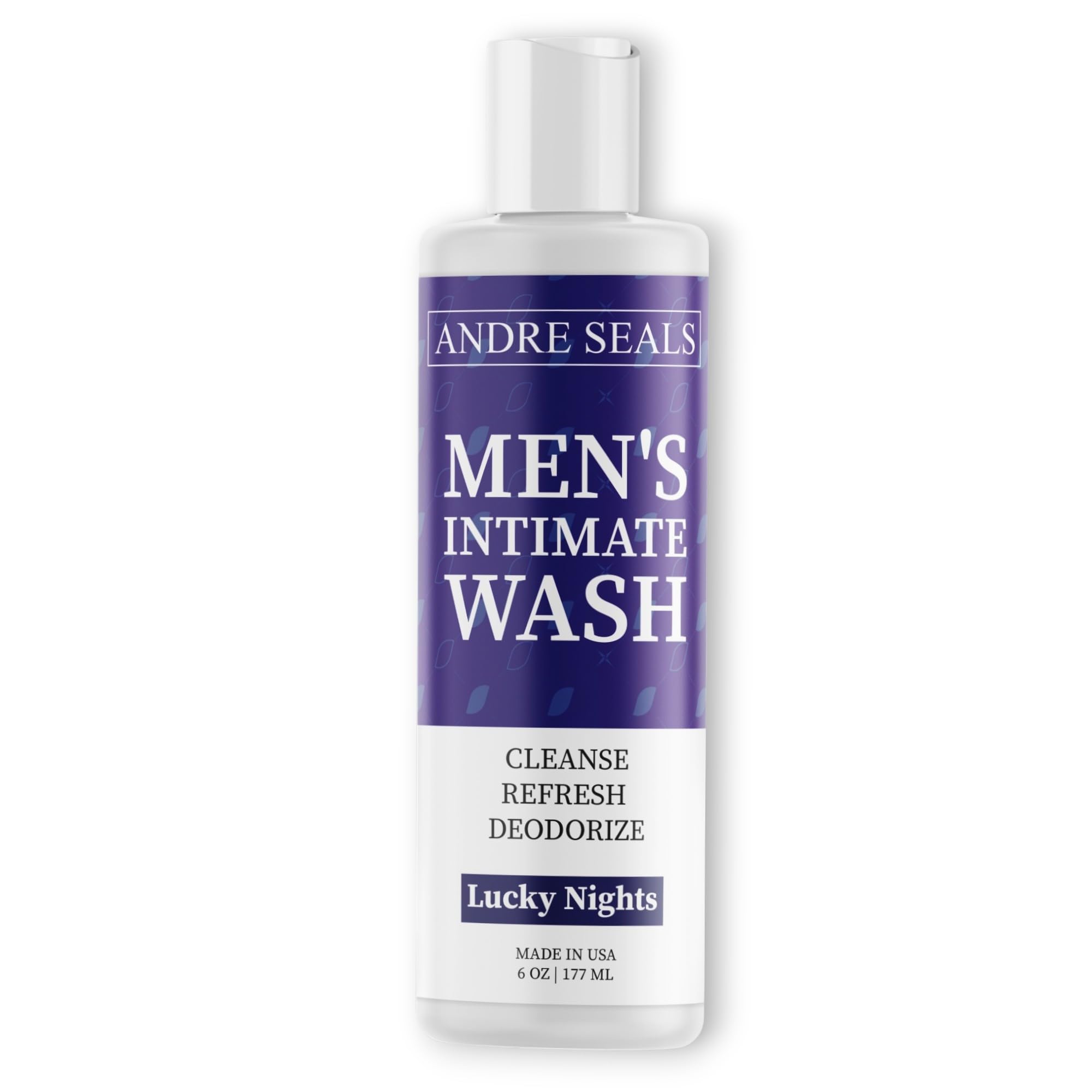 Lucky Nights Scent Intimate Wash for Men - Refreshing Genital Care & Odor Control, Ball Wash with Rich Lather Formula for All-Day Freshness | Men's Hygiene Product for Shower & Post-Workout Use