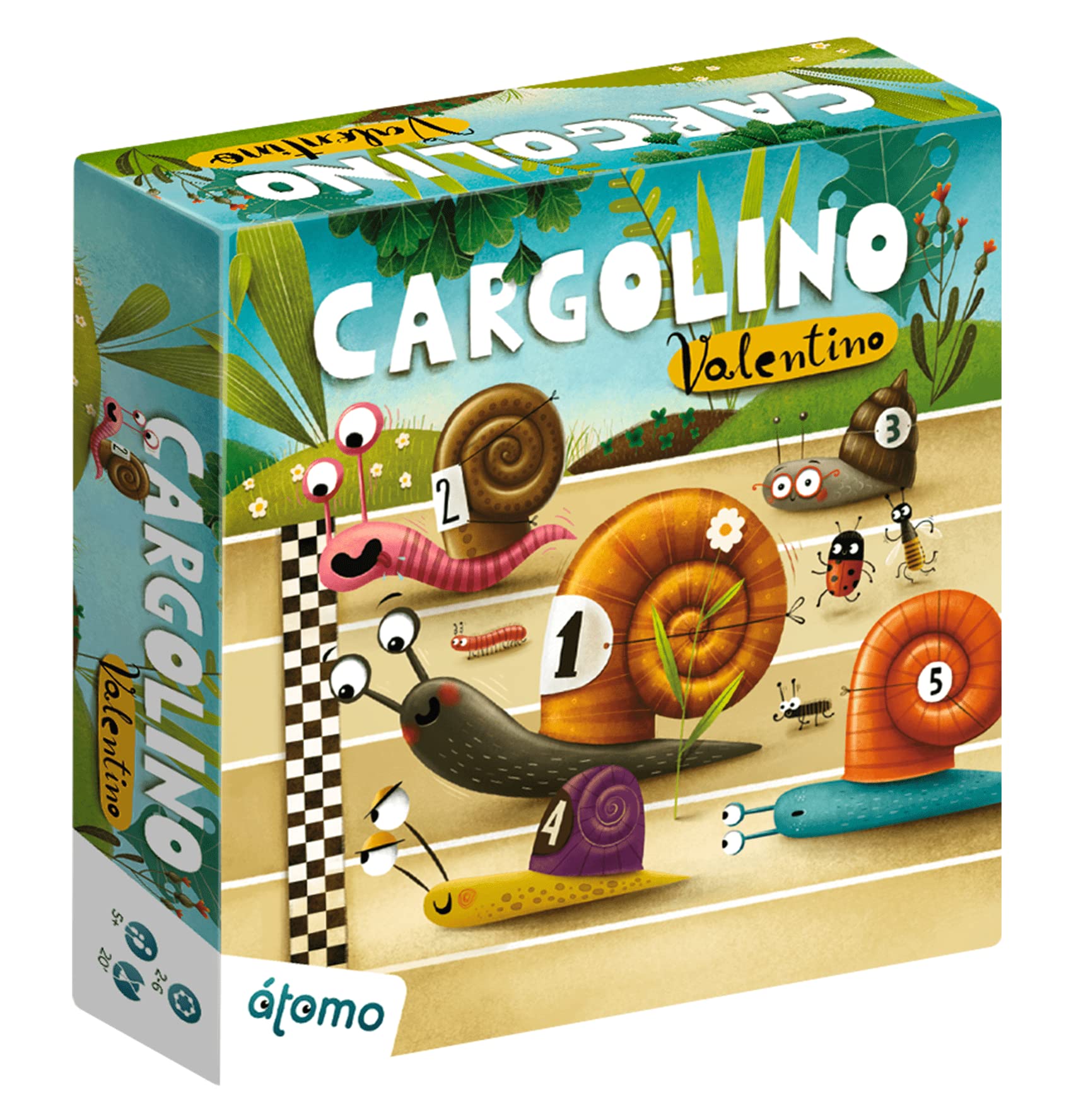 Atomo Games - Cargolino Valentino Board Game, Multicolor for Family Fun