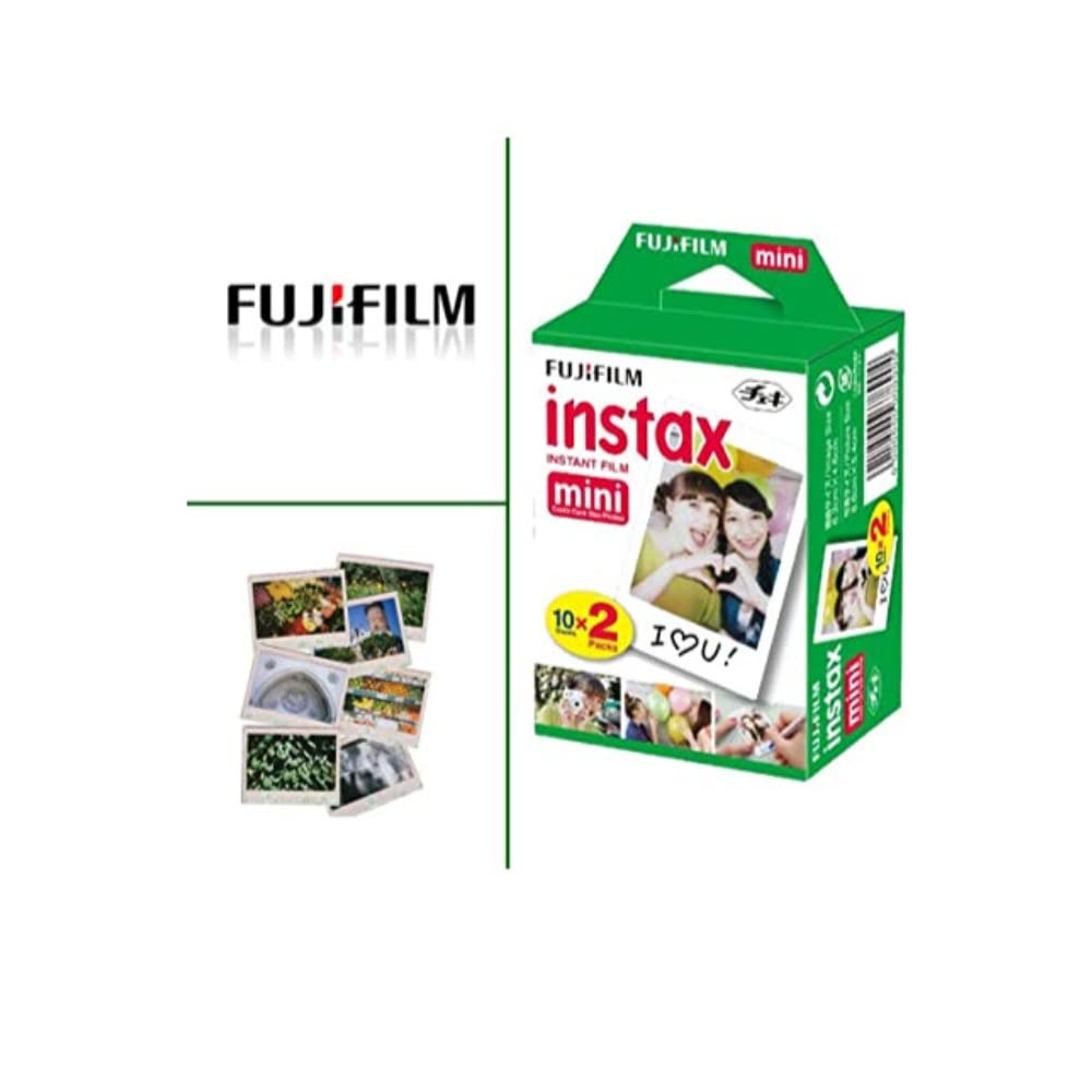 Fujifilm Instax Mini Link Smartphone Printer (Space Blue) with 40 Sheets Instax Mini Film - Portable Instant Photo Printer for iPhone & Android - Perfect for Parties, Travel & DIY Scrapbooking