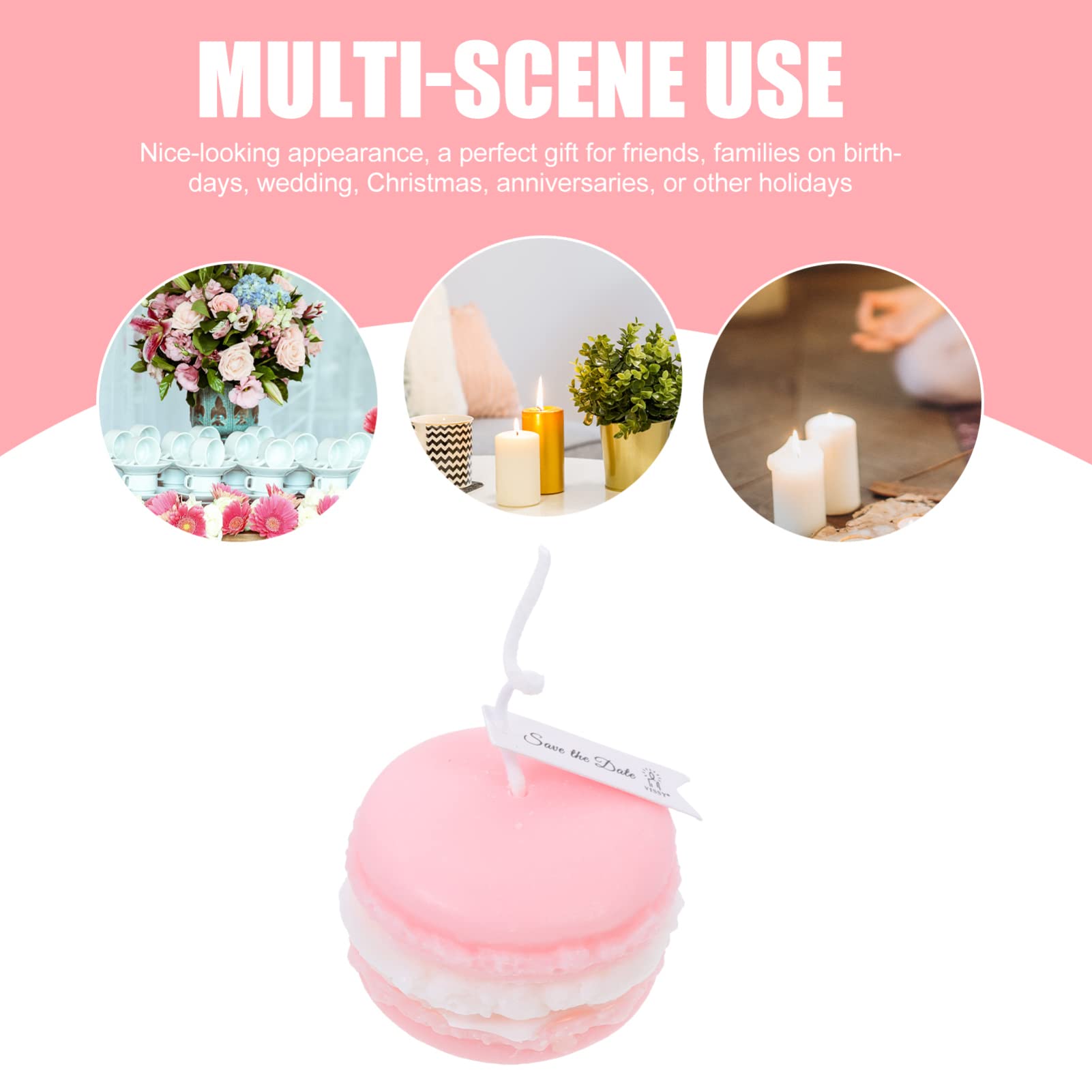 2pcs Scented Mini Candles for Home Decor & Gifts - Birthday, Terrarium, Cereal Candle Wax
