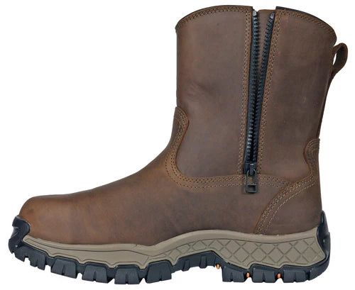 Recon Side Zip Boots for Men - Durable Tactical Military Boots with Side Zipper for Easy On/Off - Perfect for Hiking, Work & Outdoor Adventures