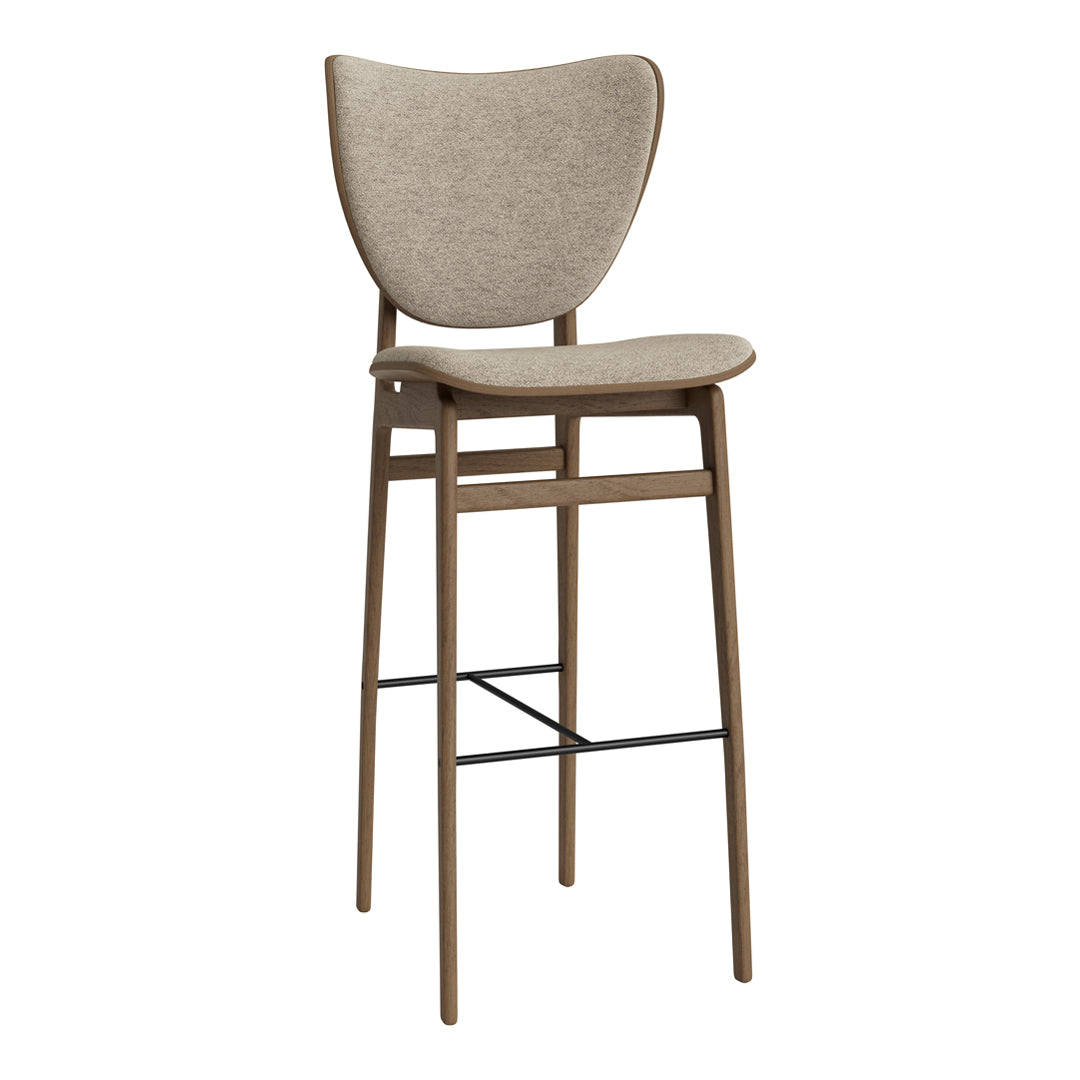 Stylish Upholstered Elephant Bar Stool - Comfortable Counter Height Chair for Kitchen Island, Breakfast Nook & Home Bar Decor