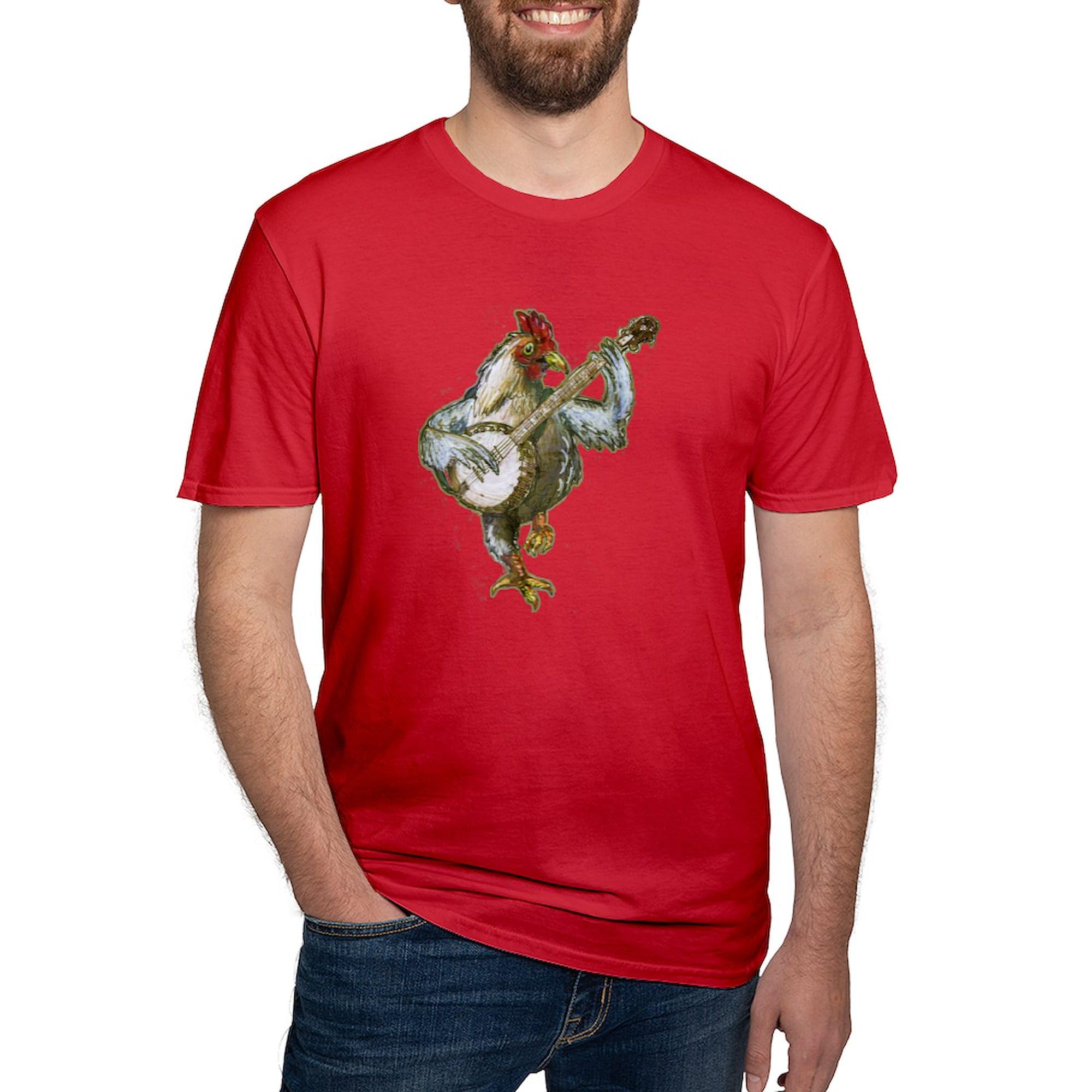 Banjo Chicken Men's Classic Fitted Graphic T-Shirt | Funny Music Lover Tee for Casual Wear & Gifts