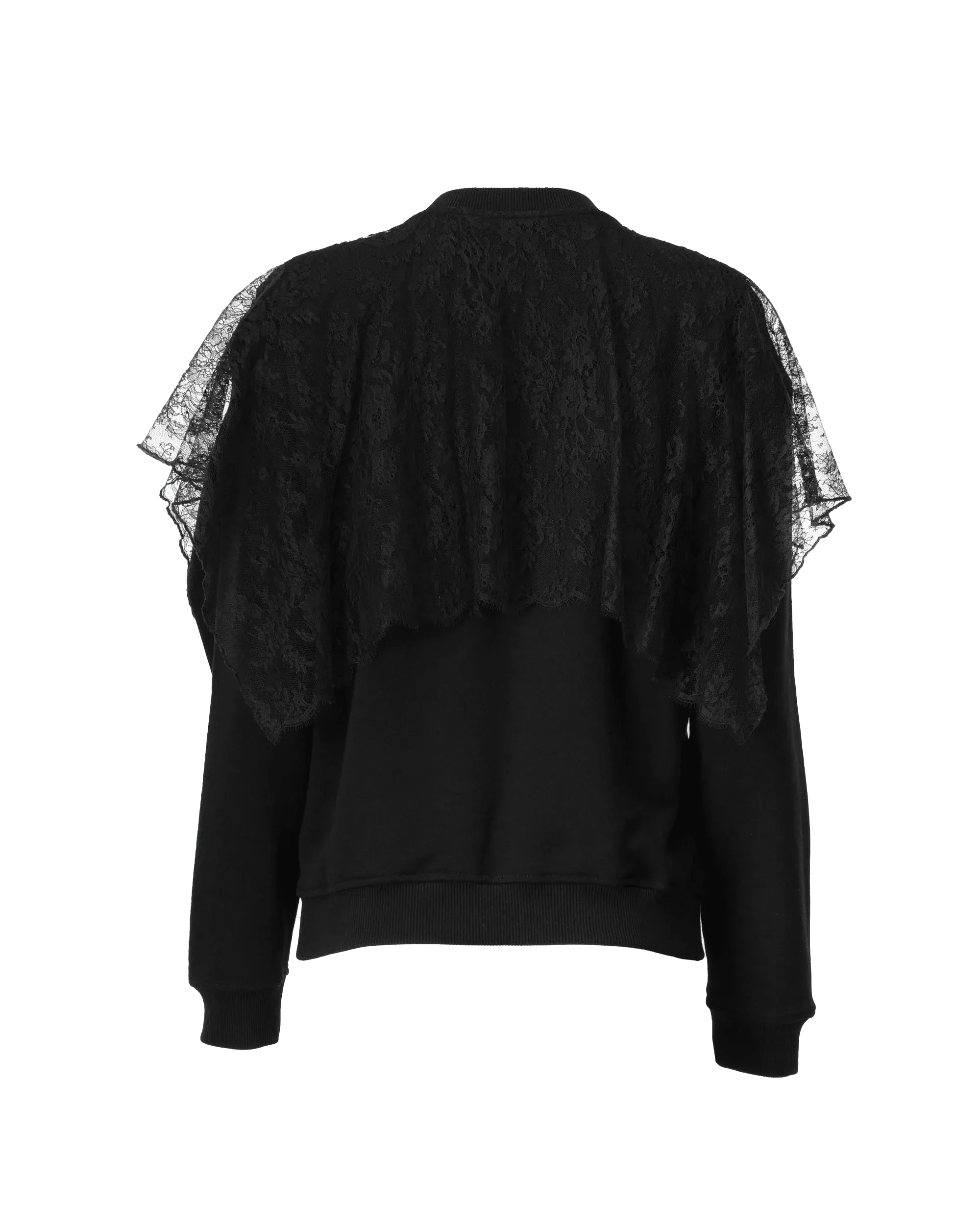 Givenchy Paris Sweatshirt with Elegant Lace Detail - Perfect for Casual Outings & Streetwear Fashion