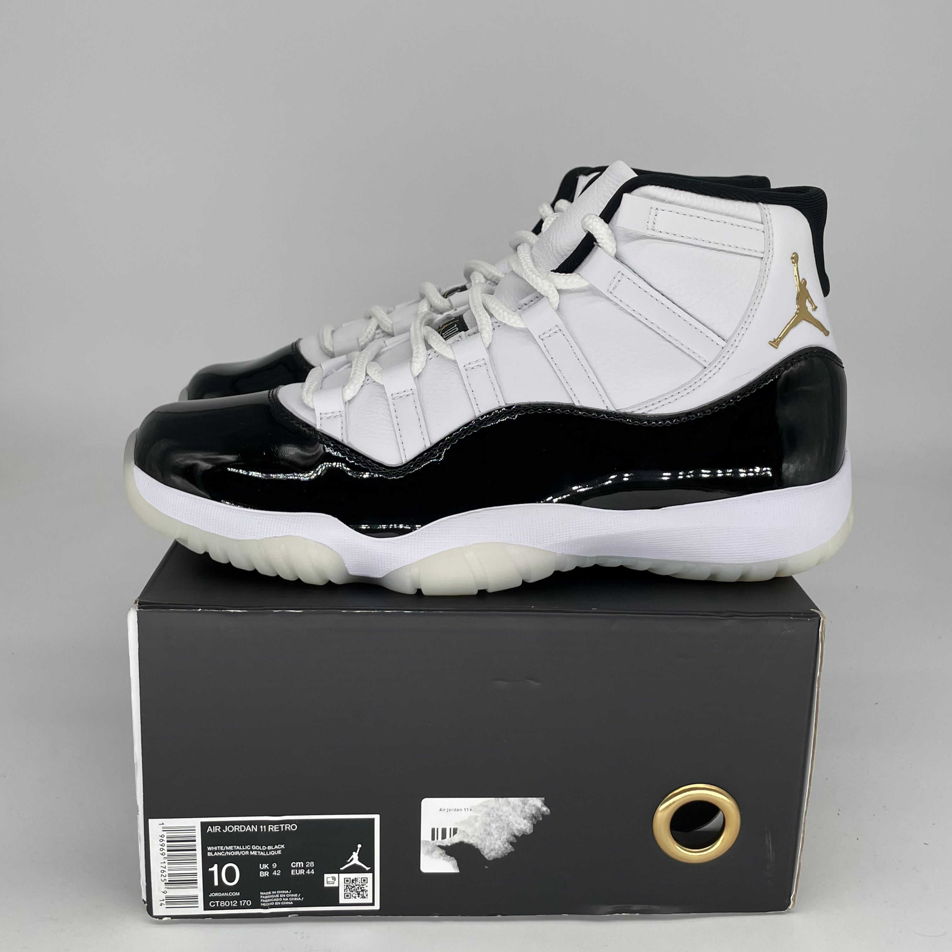 AIR JORDAN 11 DMP GRATITUDE Basketball Shoes Men's Size 10 (CT8012-170) - Retro Style for Court Performance & Streetwear Fashion
