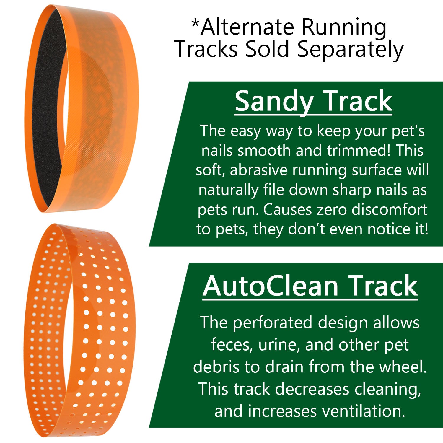 12 Inch Auto Clean Track - Orange - Self-Cleaning Pet Hair Remover for Carpets & Furniture - Perfect for Pet Owners & Allergy Sufferers