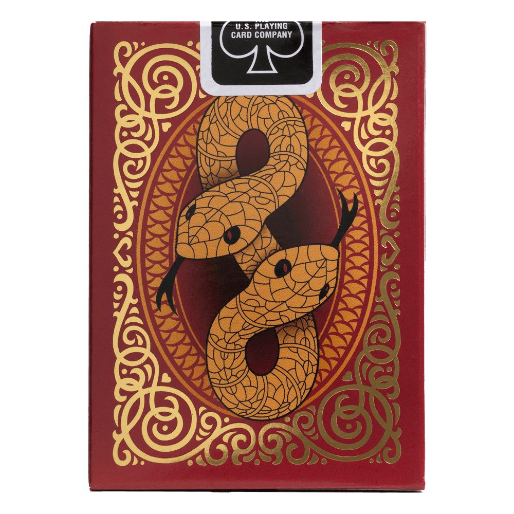 Snake-Themed Bicycle Playing Cards - Premium Quality Poker Cards for Magic Tricks, Card Games, and Collectibles - Perfect for Game Nights, Parties, and Gifts