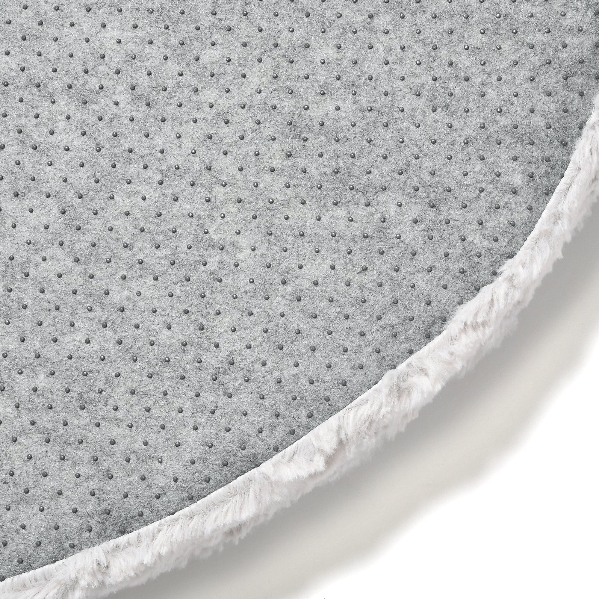 Ultra Plush Oval Area Rug 4' x 2.3' Soft Shaggy Carpet for Living Room Bedroom - Light Grey Home Decor for Cozy Comfort