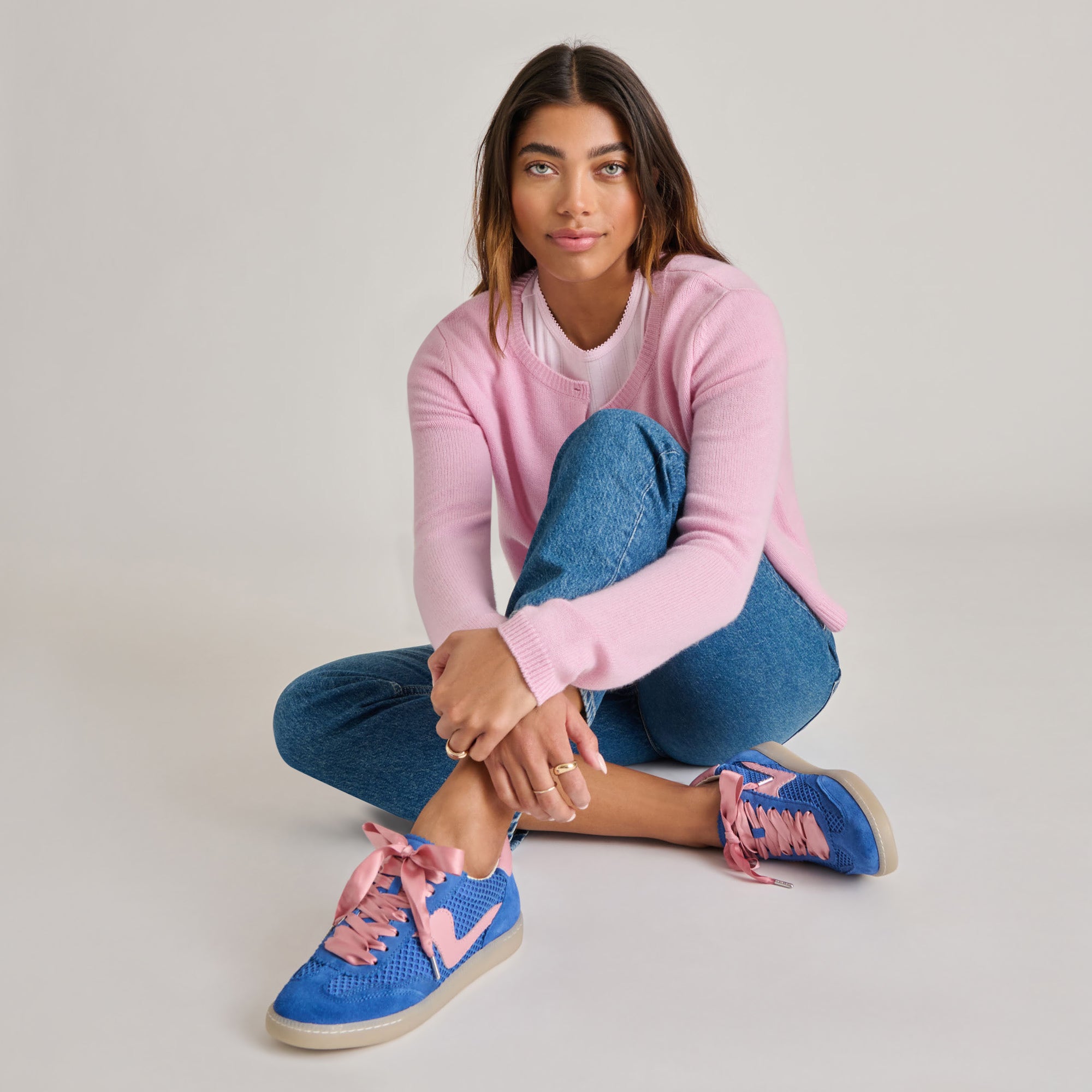 Royal Blue Woven Mesh Sneakers - Breathable Lightweight Running Shoes for Men & Women - Perfect for Gym, Walking, and Casual Wear