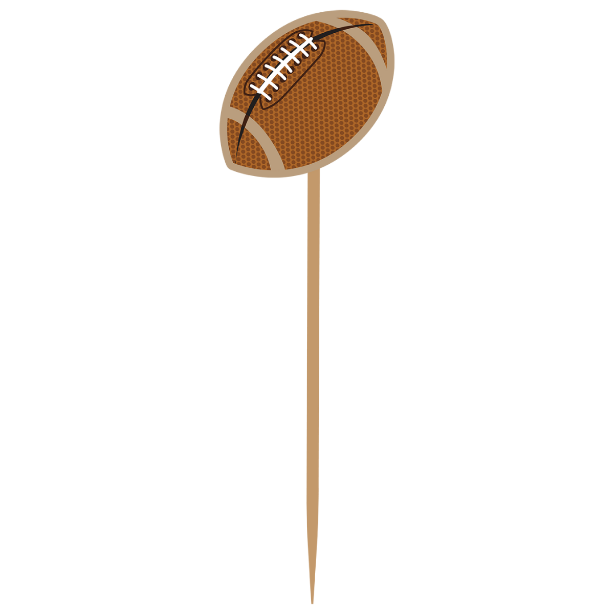 Premium Tailgate Football Cocktail Picks - Set of 30 - Perfect for Game Day Parties, BBQs & Sports Themed Events