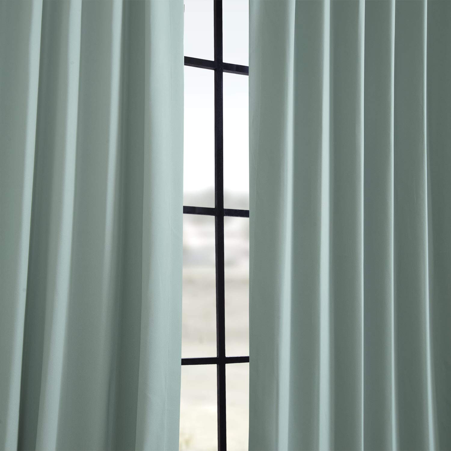 Room Darkening Curtains 108 Inches Long - Blackout Drapes for Bedroom & Living Room (1 Panel, 50x108, Juniper Berry) - Perfect for Home Theater, Nursery & Light Control