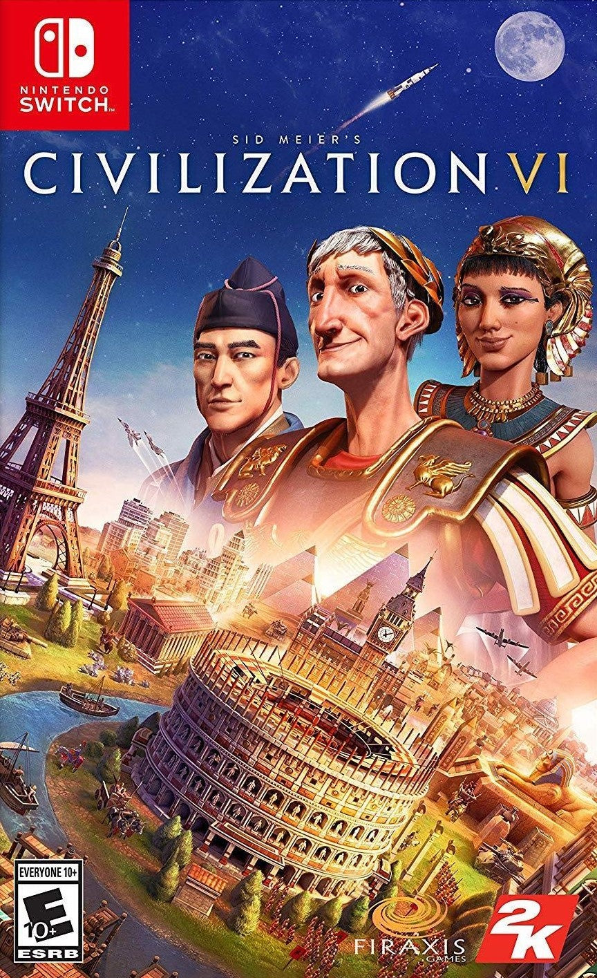 Buy Used Civilization VI Nintendo Switch Video Game - Strategy Adventure for Home & Travel Gaming