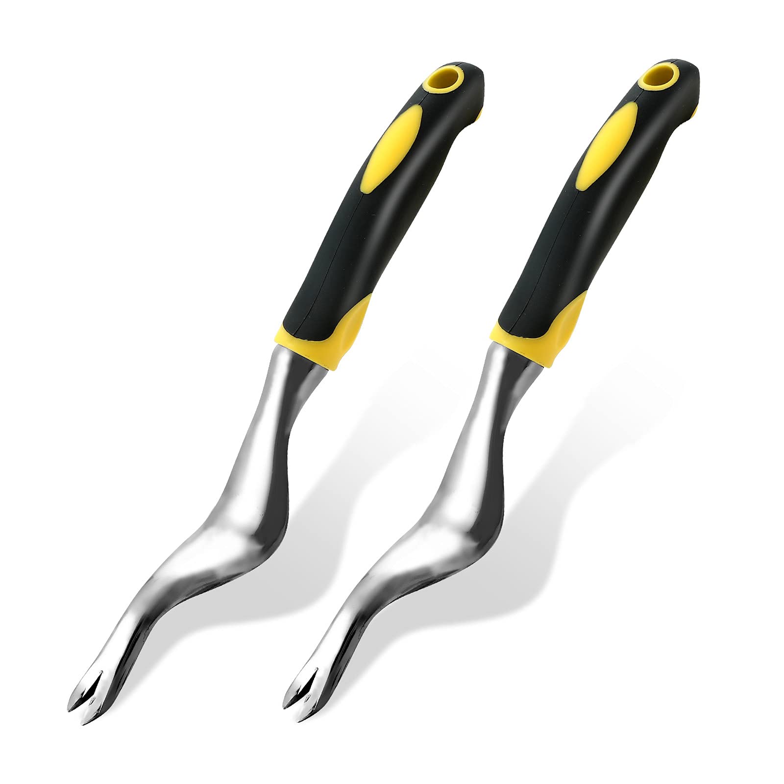 2 Pack Hand Weeder Tool - Ergonomic Garden Weeding Tools for Lawn, Farm & Transplanting | Durable Weed Puller with Comfort Grip for Easy Weed Removal | Perfect for Home Gardeners & Professional Landscaping