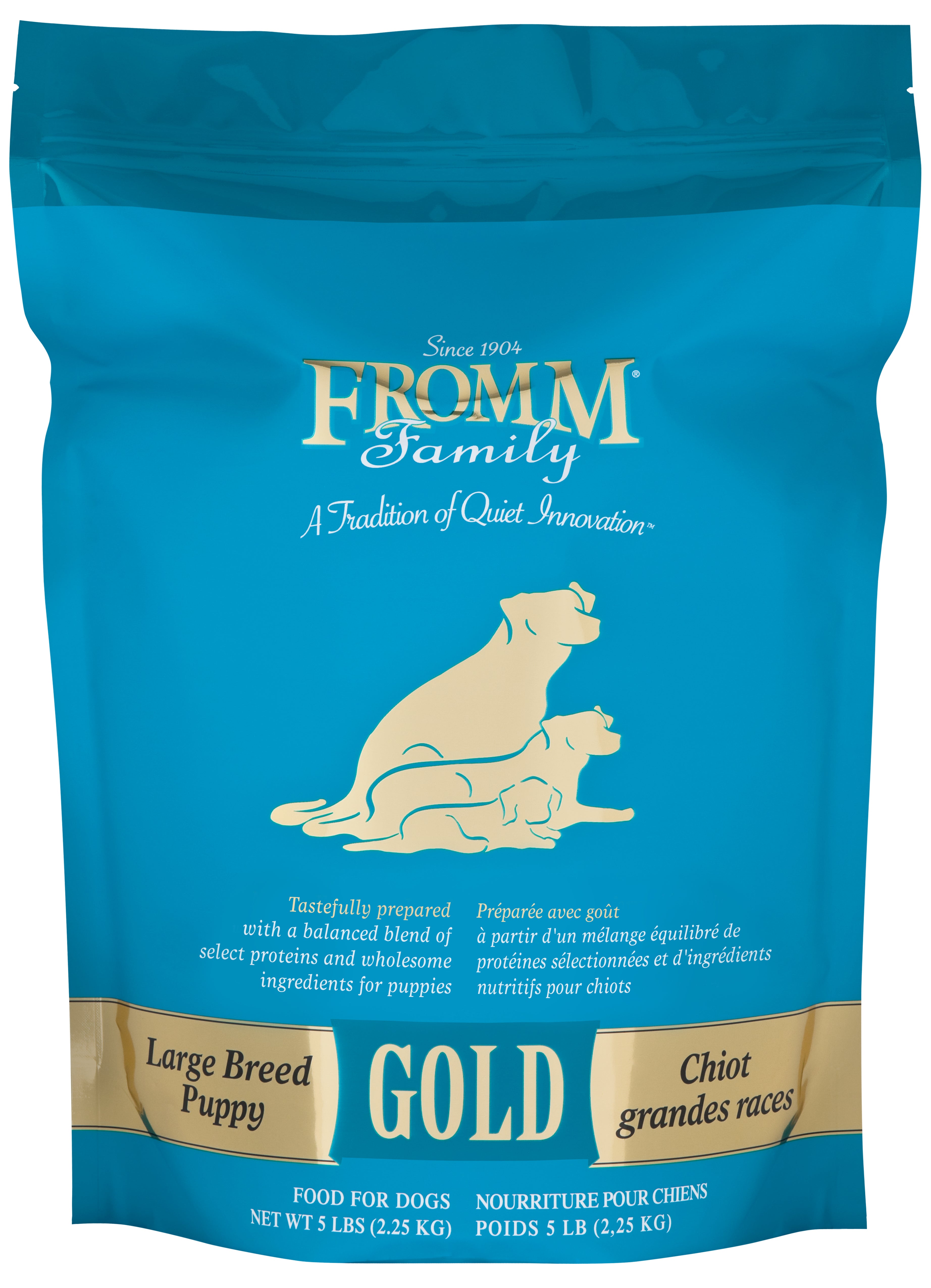 Fromm Gold Grain-Free Dry Dog Food for Large Breed Puppies - High Protein, Natural Ingredients for Healthy Growth & Development - Perfect for Active Puppies & Large Breed Dogs