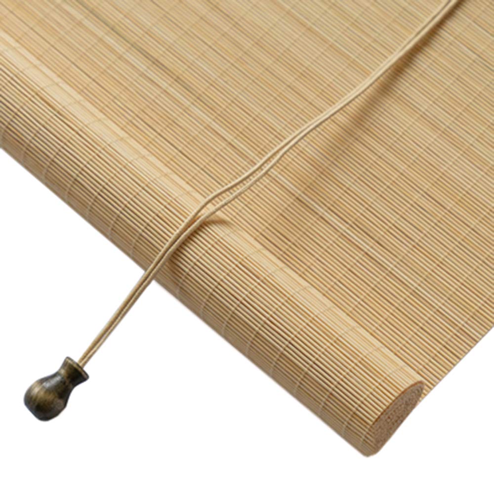 Natural Bamboo Roller Blinds for Windows - Sun Shade Curtains for Home, Balcony, Tea Room & Office Partition - Eco-Friendly Room Divider & Privacy Screen