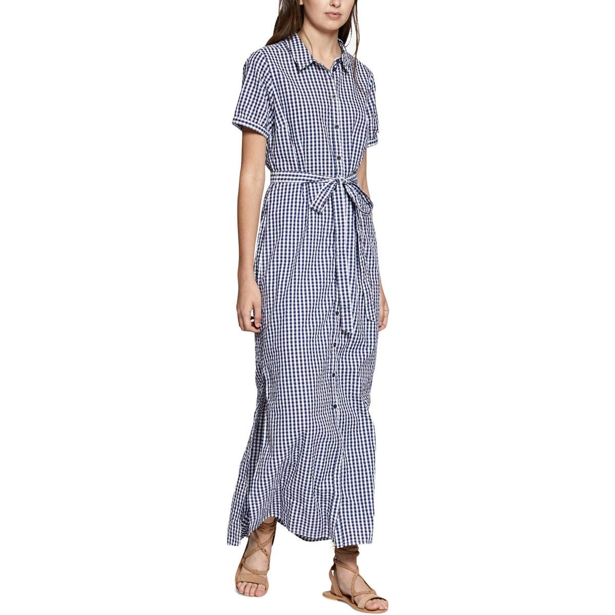 Sanctuary Clothing Women's Gingham Shirt Dress - Stylish Casual & Office Wear for Spring & Summer | Perfect for Work, Date Night & Weekend Outings