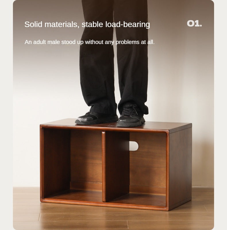 Solid Wood Medieval Floor TV Cabinet - Black Walnut, Cherry, Poplar - Perfect for Living Room, Bedroom & Home Theater Setup