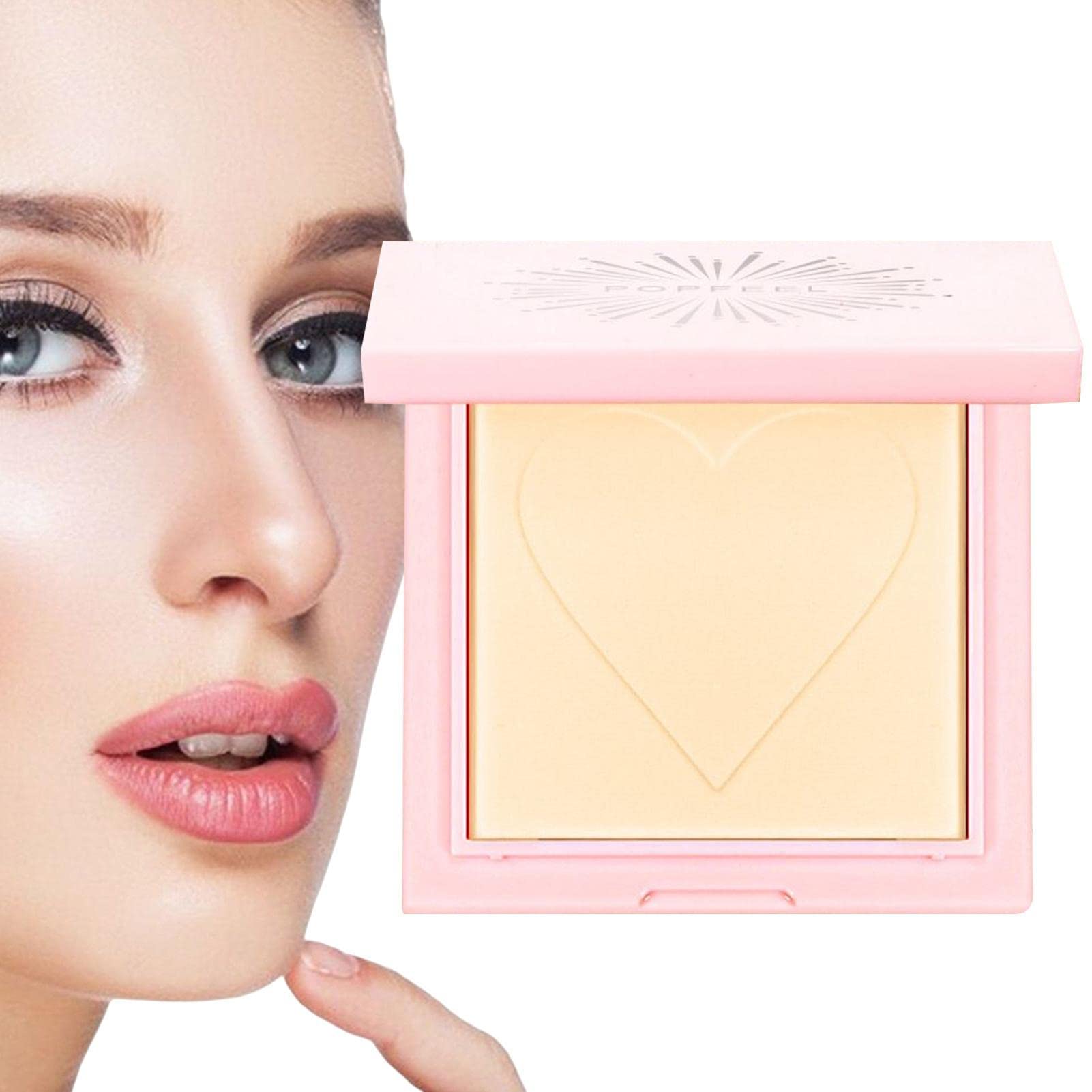 Oil-Free Pressed Powder Foundation | Matte Finish, Waterproof & Long-Lasting Makeup for Flawless Skin | Lightweight, Pore-Minimizing Face Powder | Perfect for Daily Wear, Oily Skin Control & Touch-Ups On-The-Go