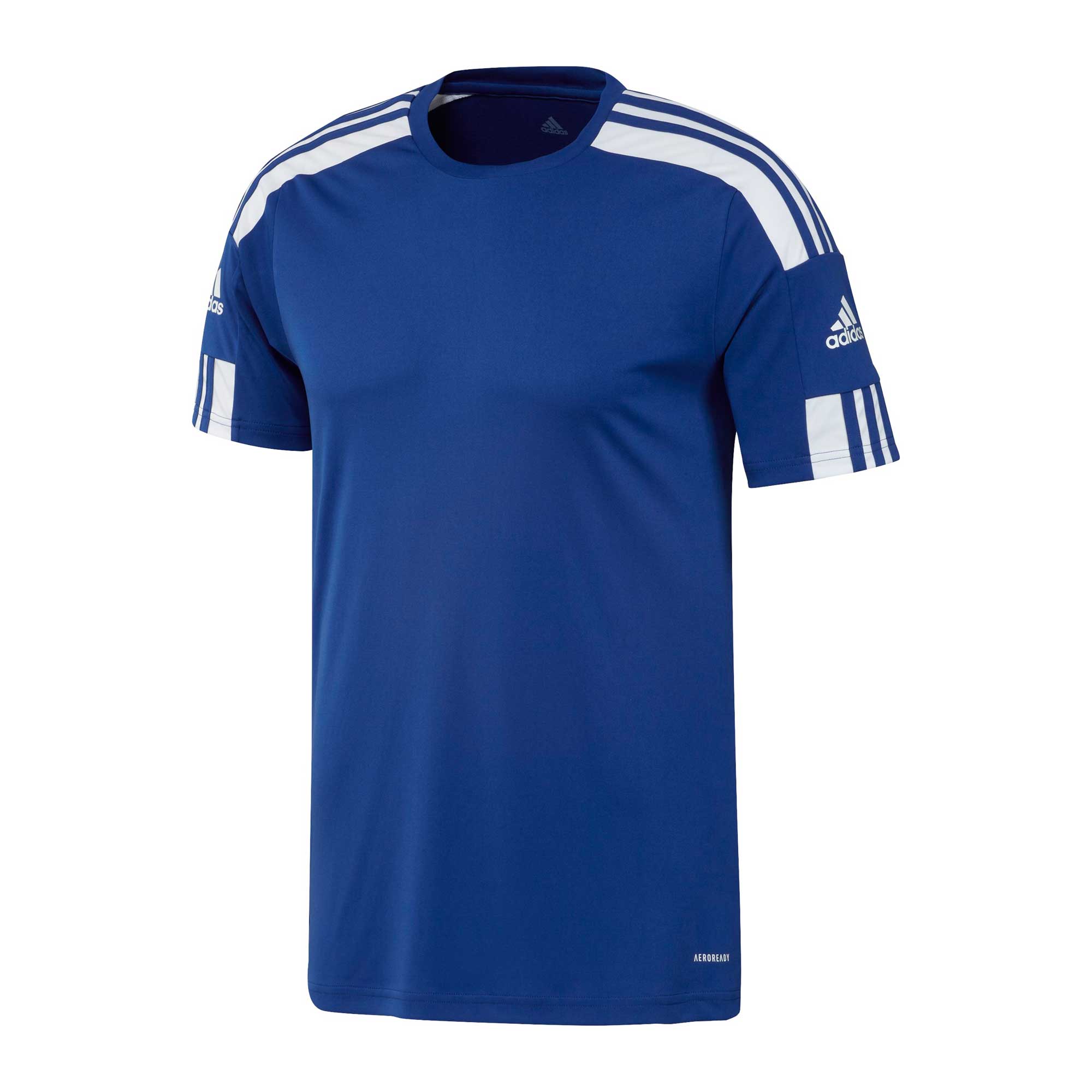 Adidas Youth Squadra 21 Soccer Jersey - Royal/White - Breathable Performance Shirt for Youth Soccer Players - Perfect for Games, Training & Team Uniforms