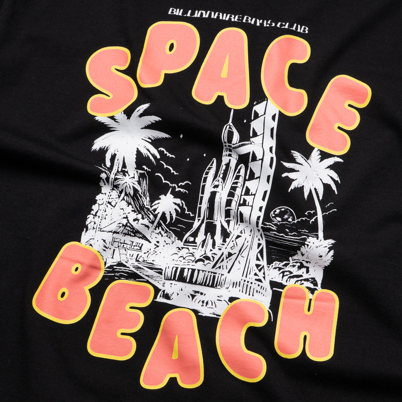 Billionaire Boys Club Space Beach T-Shirt for Men - Black | Casual Streetwear & Summer Fashion | Perfect for Beach Outings, Parties & Everyday Wear