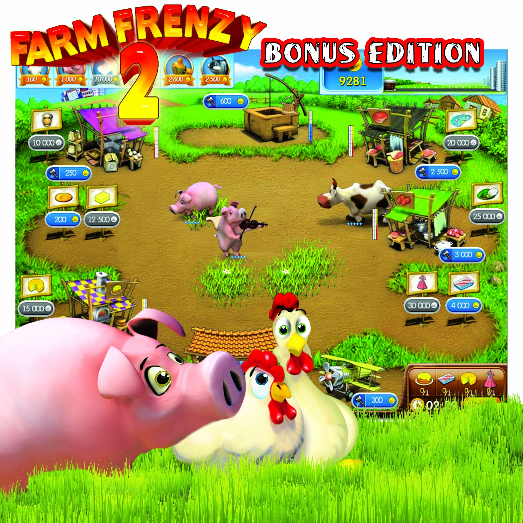 Farm Frenzy 2: Bonus Edition - 5 Exciting Barnyard Games for Family Fun and Stress Relief