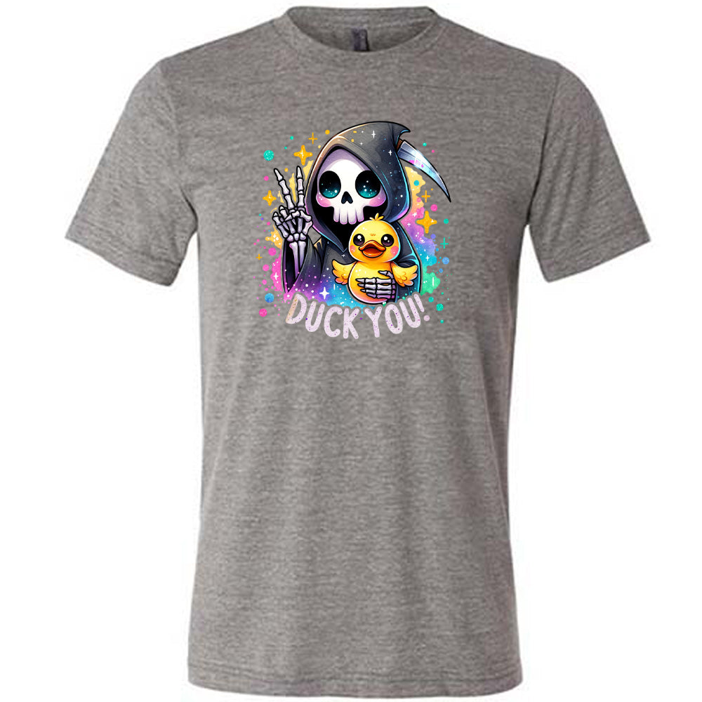 Funny Duck You Unisex T-Shirt - Trendy Graphic Tee for Men & Women - Perfect for Casual Wear, Gifts & Humor Lovers