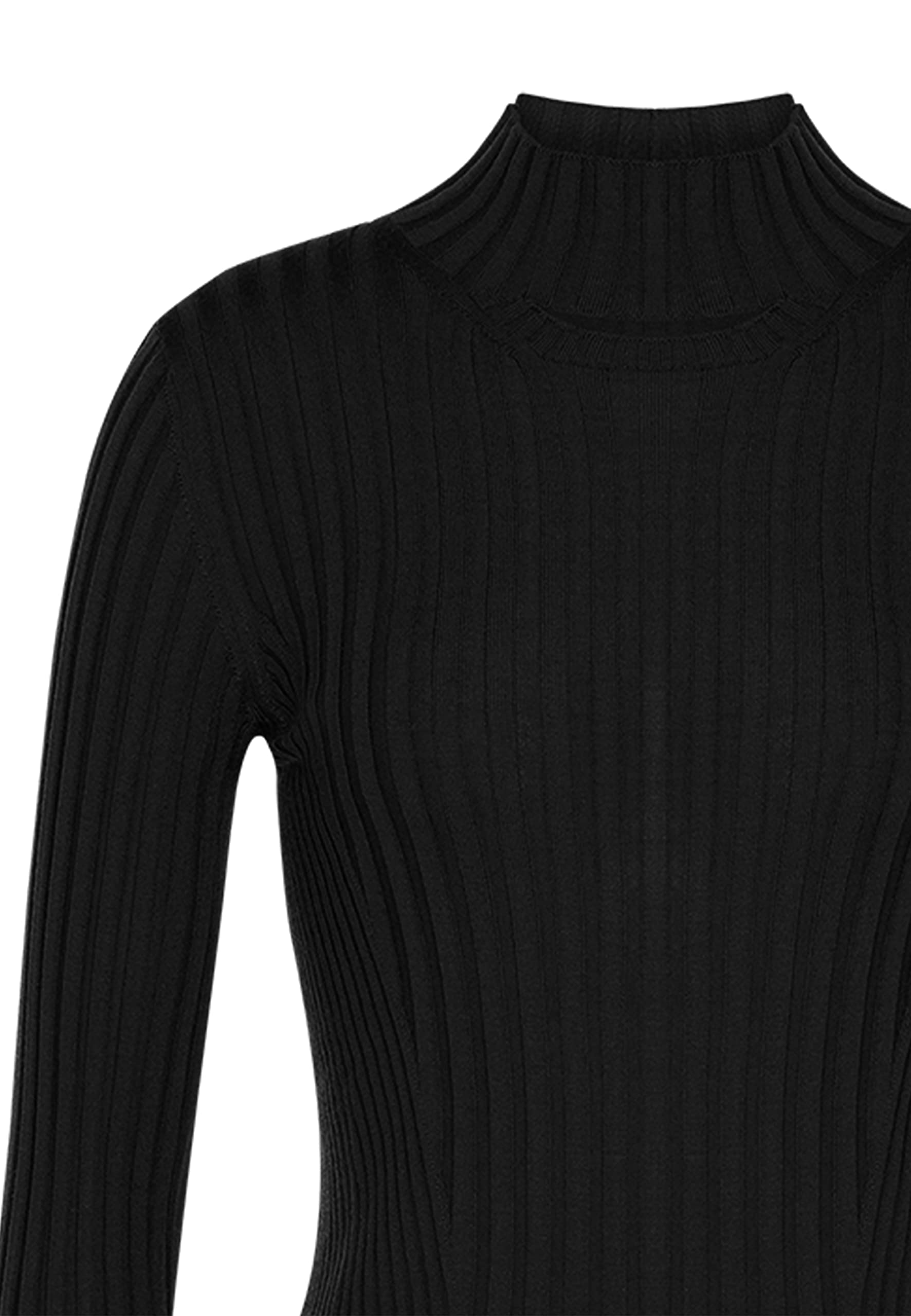 Wolford Women's Cashmere Long Sleeve Top - Soft & Warm Winter Sweater for Office, Travel & Casual Wear