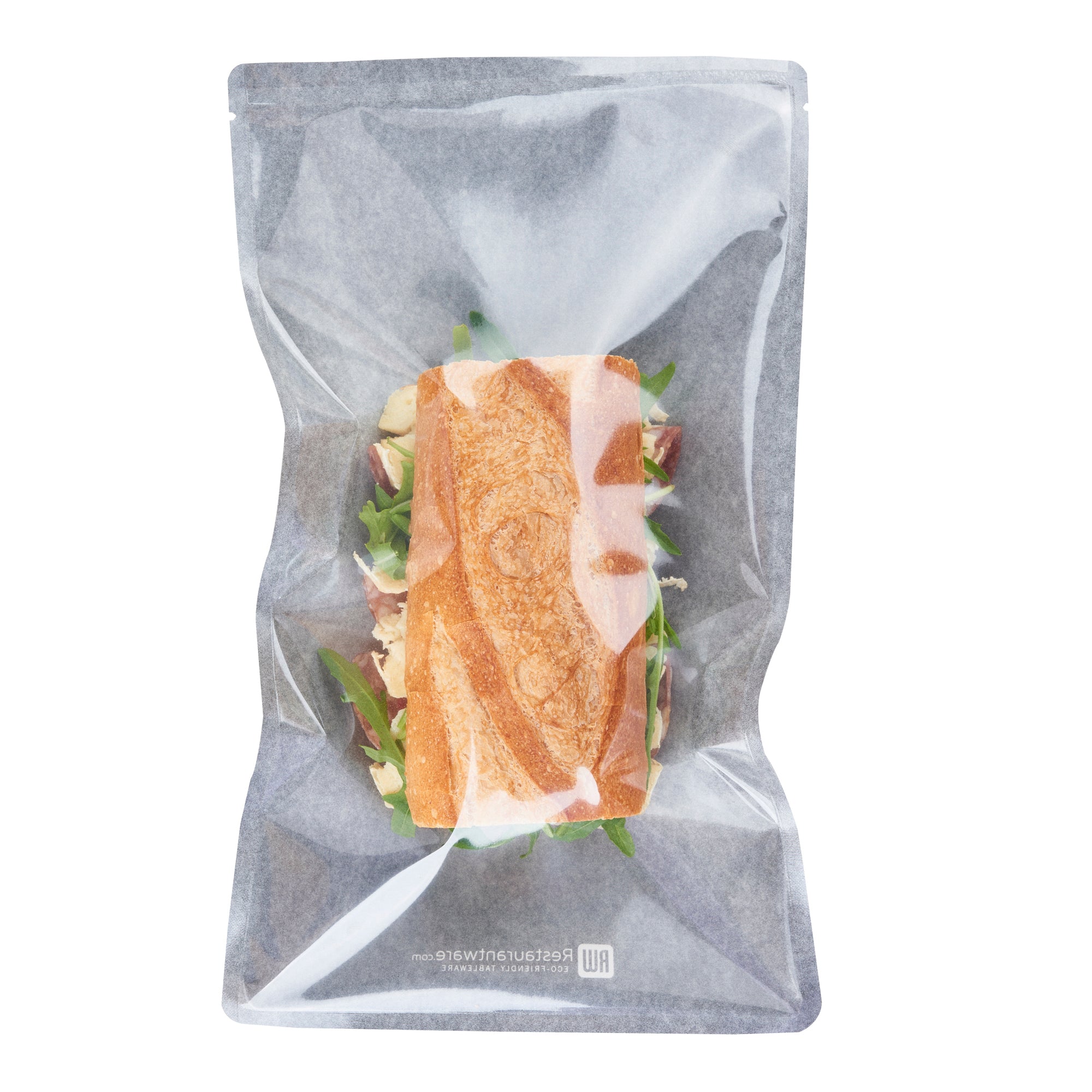 Black Plastic Large Sandwich & Snack Bags - Heat Sealable, 11.5