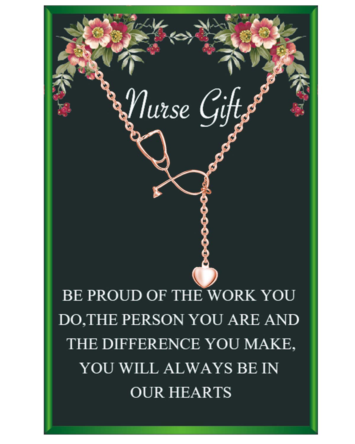 2024 Nurse Appreciation Gifts for Women - Stethoscope Necklace for Nurses, Doctors & Medical Graduates | Perfect for Nurses Week, Medical Graduation & Healthcare Professionals