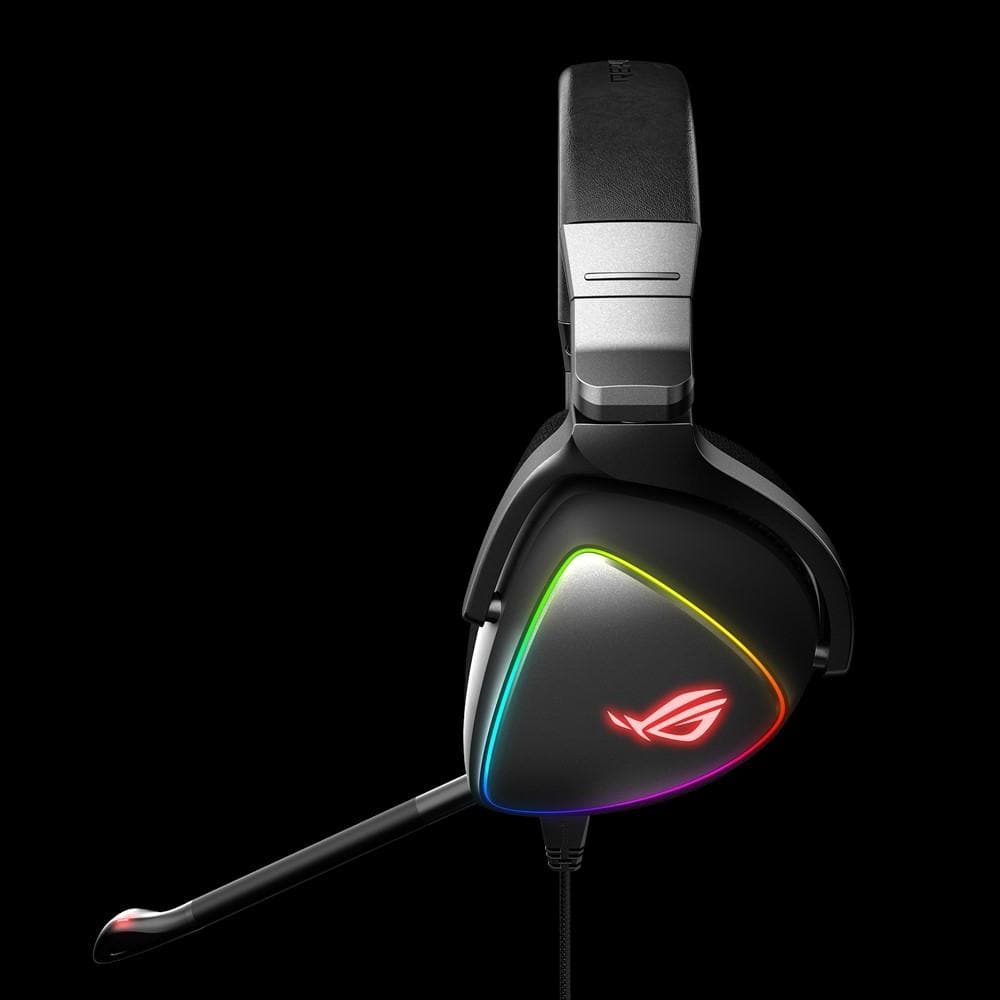 ASUS ROG Delta S Type-C Gaming Headset with Hi-Res ESS DAC, RGB Lighting & 7.1 Surround Sound - Perfect for PC, PS5, Xbox & Mobile Gaming