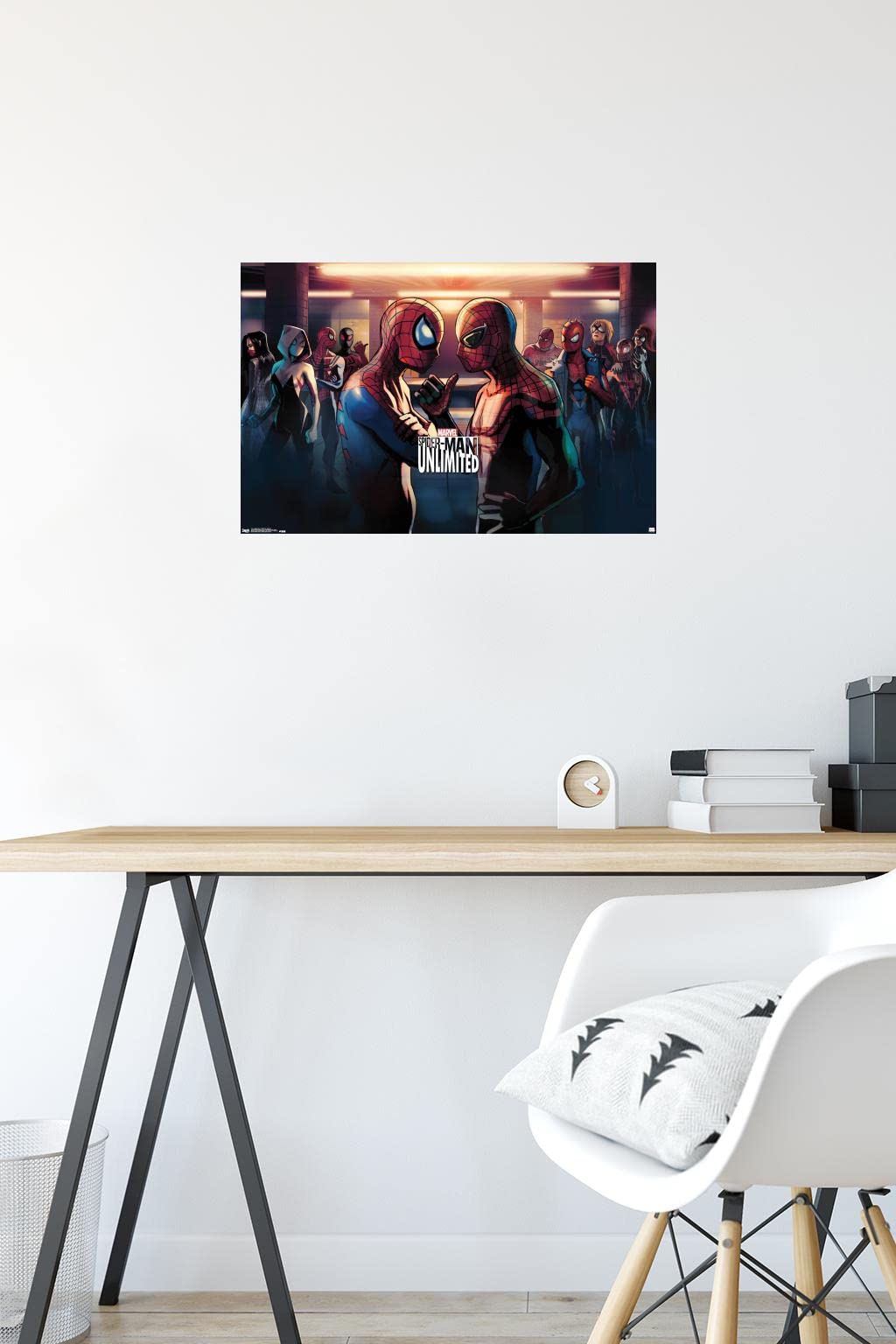 Marvel Comics Spider-Man: Unlimited Video Game Poster - 22.4x14.7 Inch Premium Unframed Wall Art - Perfect for Gamer Rooms, Bedroom Decor & Marvel Fan Collections