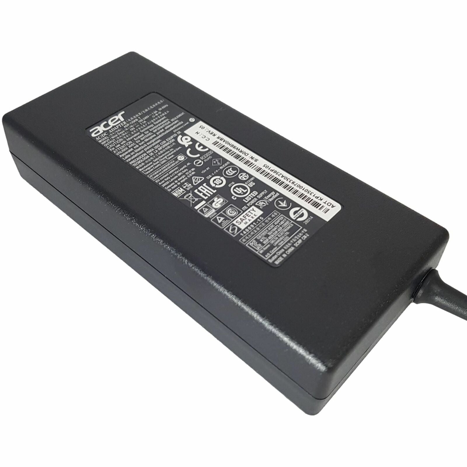 Original OEM 135W AC Adapter for Acer Nitro 5 AN515-53/55G9/52FA Laptop - Replacement Power Supply for Gaming & Work Use