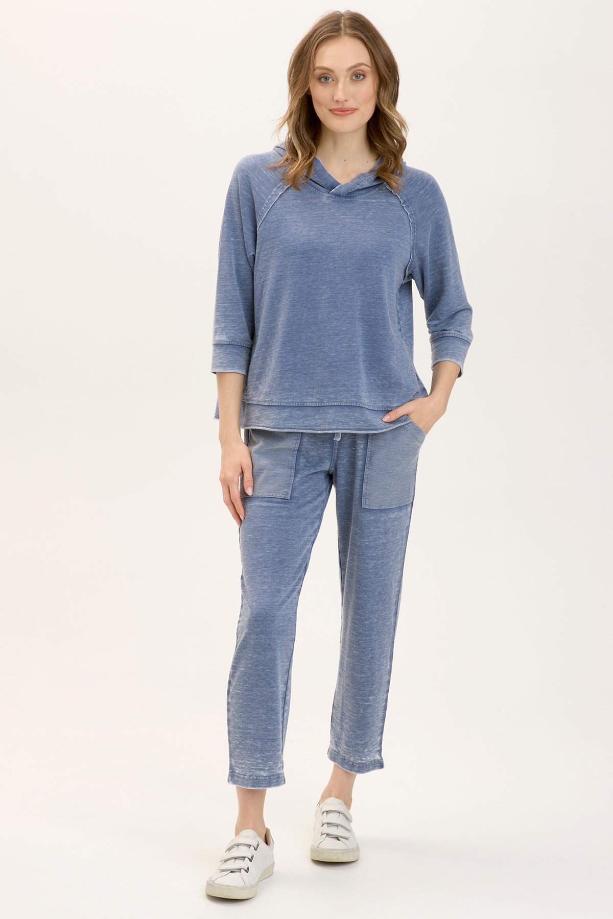 Shula Hoodie Adrift Burnout - Soft & Stylish Women's Pullover Sweatshirt | Cozy Casual Wear for Fall & Winter | Perfect for Outdoors, Travel & Lounge