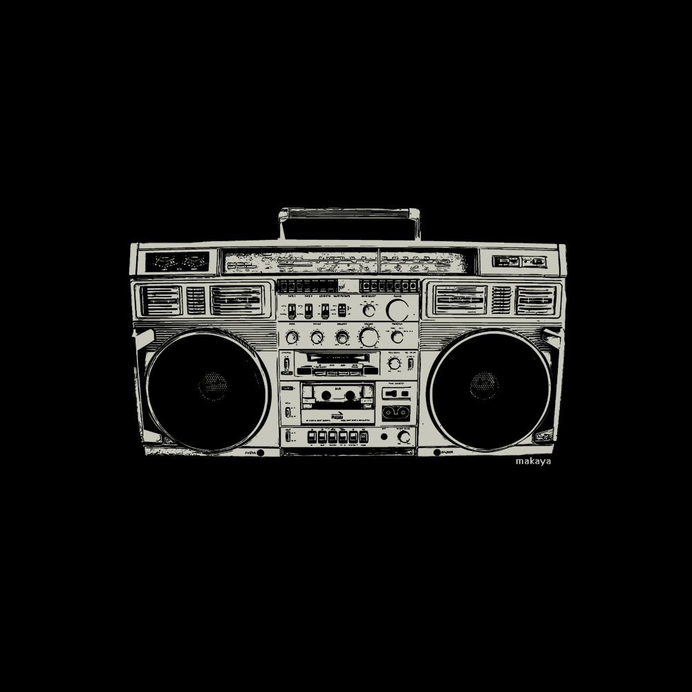 Vintage Boombox Music T-Shirt - Retro 80s Graphic Tee for Men & Women - Perfect for Concerts, Music Festivals & Casual Wear
