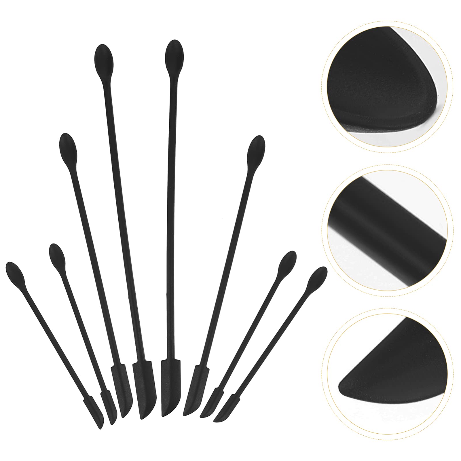 16-Piece Silicone Spatula Set - Kitchen & Cosmetic Scraper for Jars, Bottles, Makeup - Perfect for Cooking, Baking, and Beauty Product Application