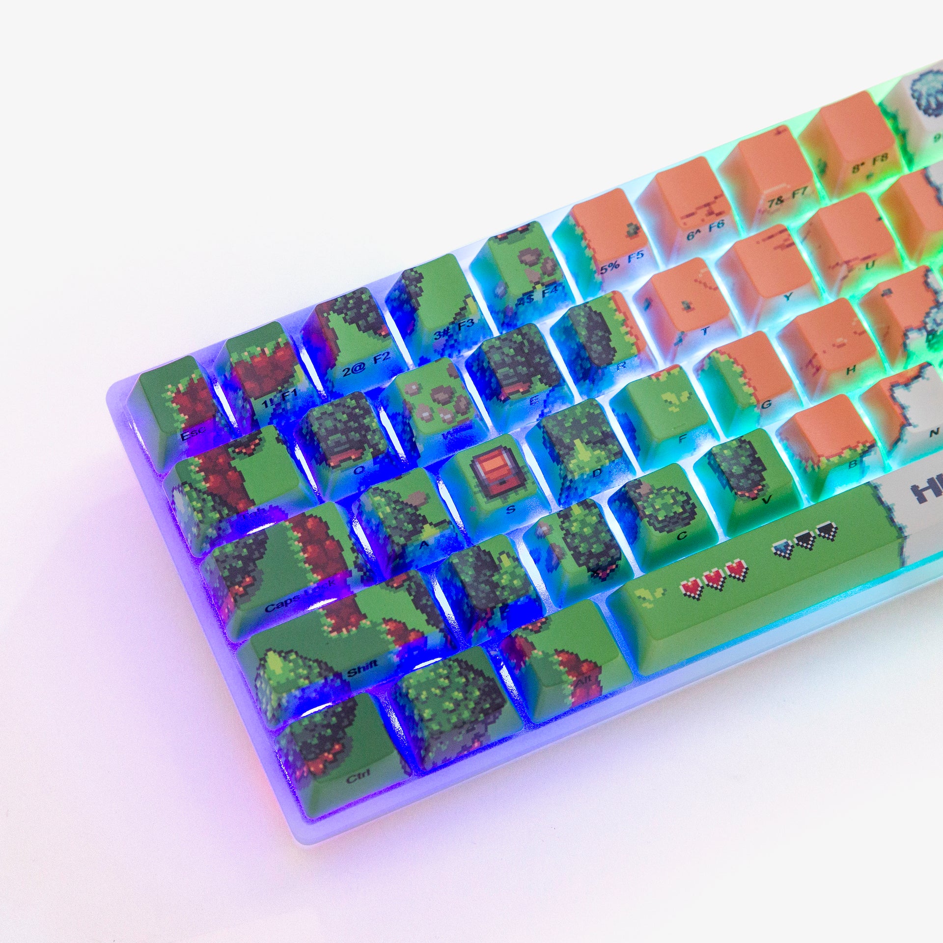 Higround Gaming Keyboard - Mechanical RGB Backlit Wired Keyboard for PC, Mac - Fast Responsive Switches for Esports & Typing - Perfect for Gaming, Streaming & Office Work