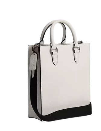 Coach Dylan Tote Bag With Varsity Motif - Stylish Leather Shoulder Bag for Women, Perfect for Work, Travel & Everyday Use
