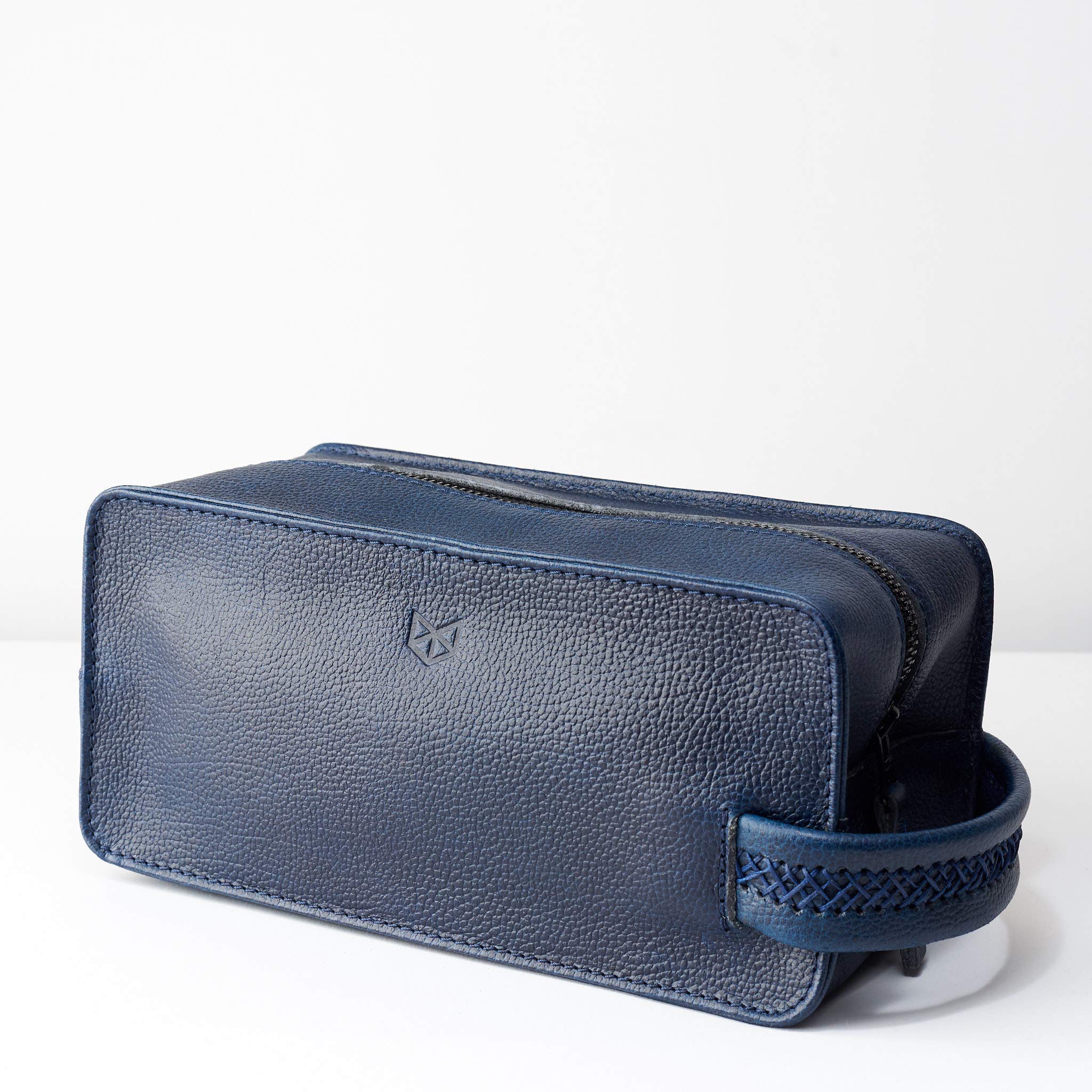Waterproof Travel Toiletry Bag for Men - Handmade Ocean Blue Dopp Kit, Shaving & Wash Pouch - Perfect Groomsmen Gift & Mens Travel Accessories (Ideal for Camping, Business Trips & Gym Use)