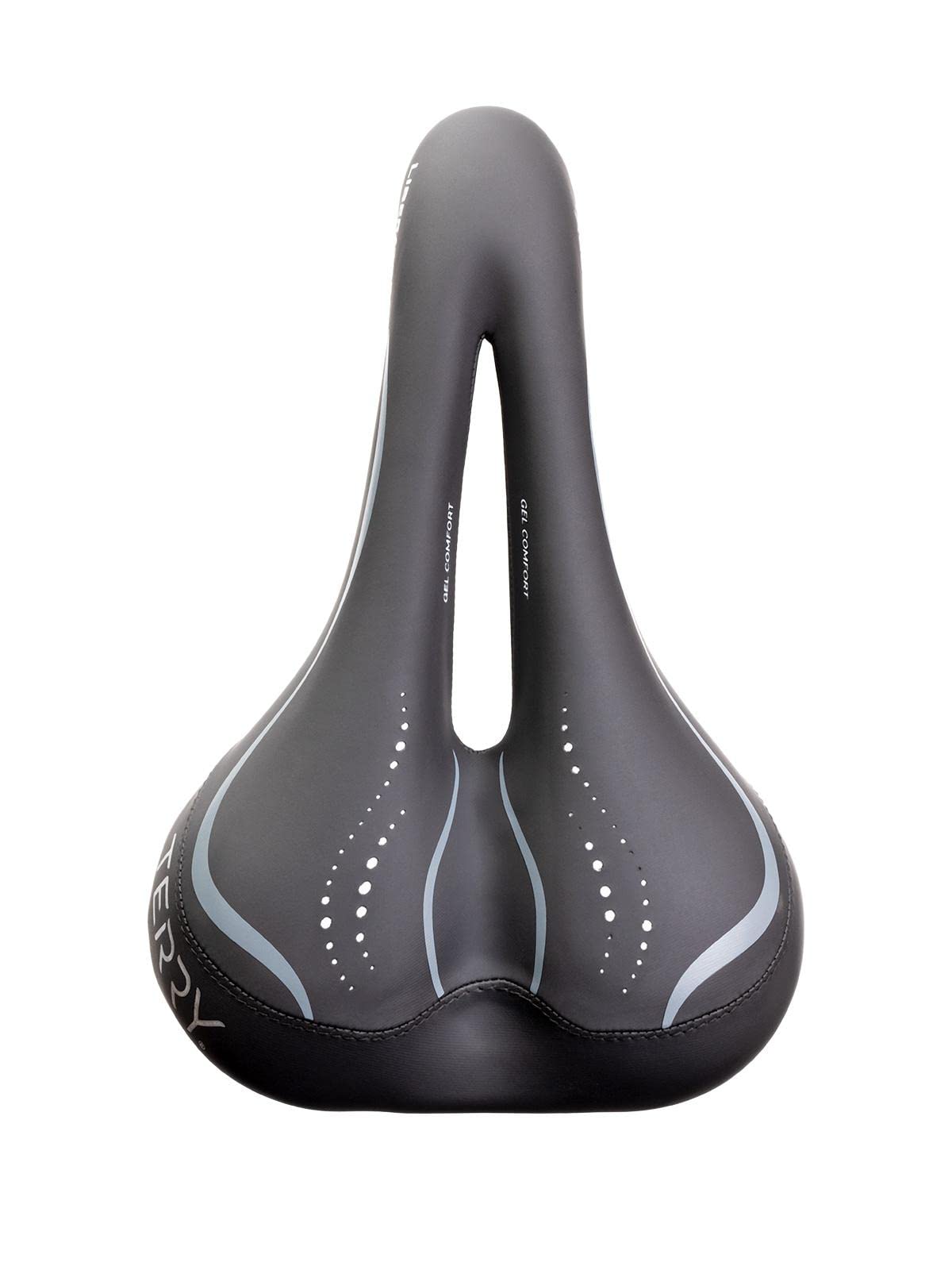 Terry Liberator X Gel Italia Women's Bike Saddle - Comfortable Cycling Seat with Thin Gel Layer & Dura-Tek Synthetic Cover - Perfect for Road Bikes, Mountain Bikes & Indoor Cycling