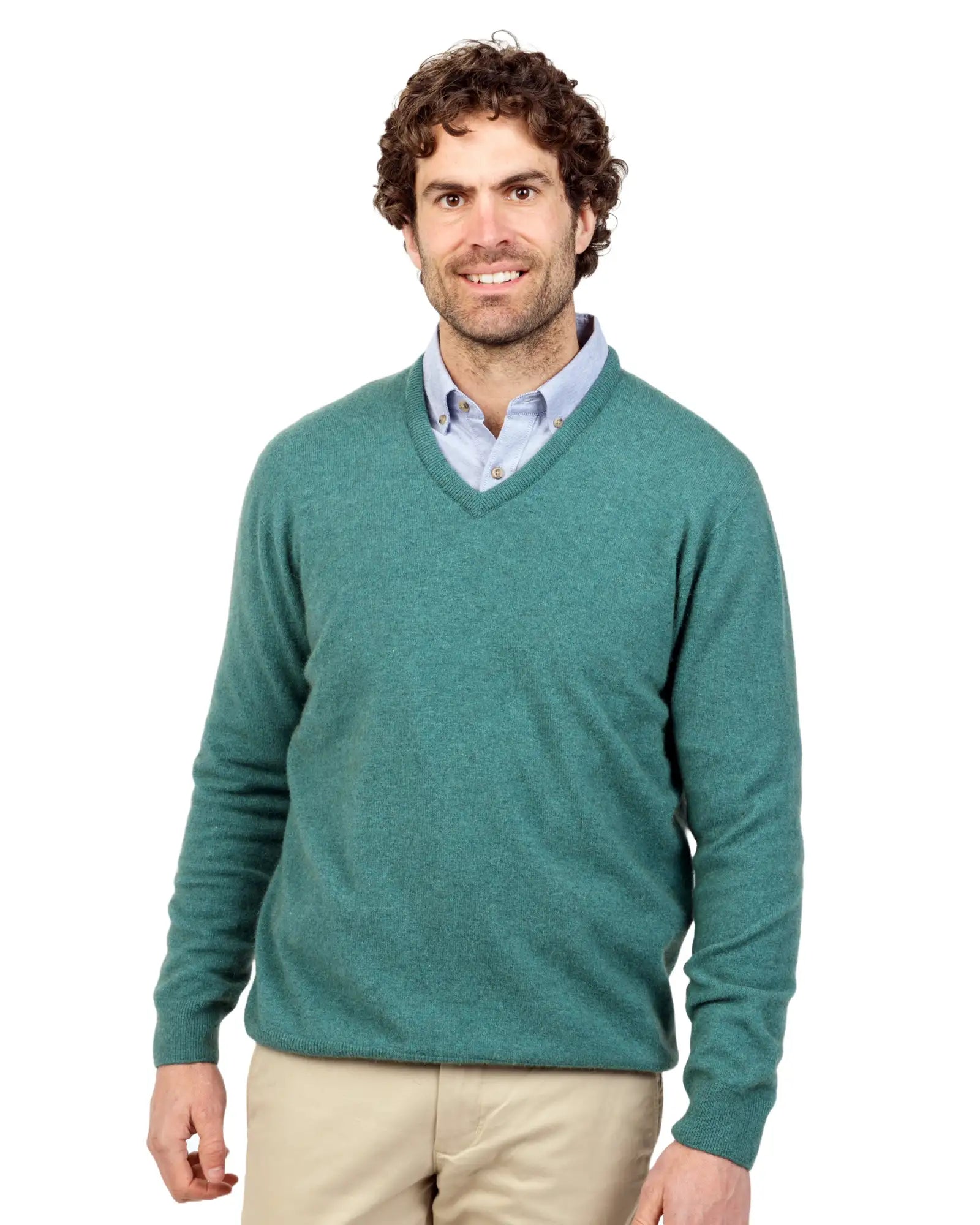 Premium Mist Men's Possum Merino Wool Sweater - Soft & Warm Plain Knit Pullover NB121 - Perfect for Outdoor Adventures & Casual Wear