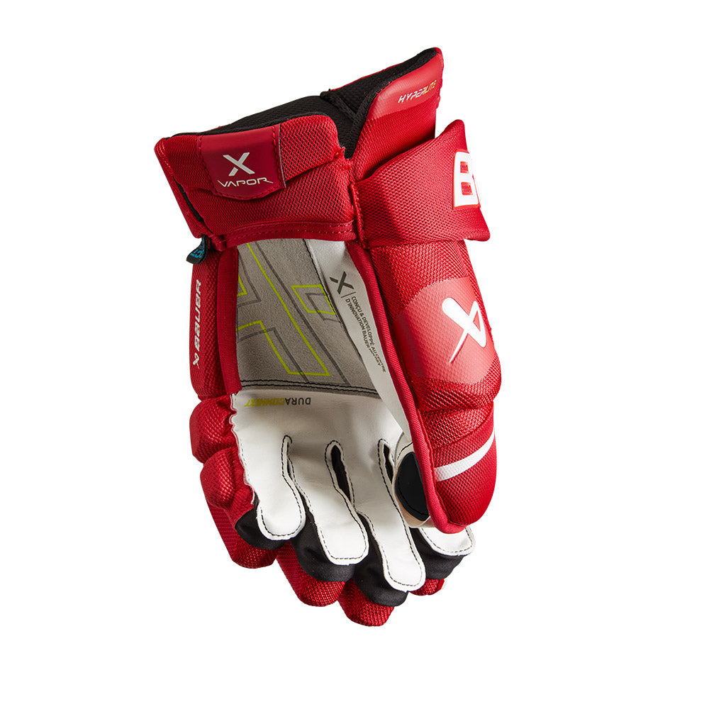 Bauer Vapor HyperLite Intermediate Ice Hockey Gloves - Lightweight Protective Gear for Youth & Adult Players - Perfect for Practice, Games & Training Sessions