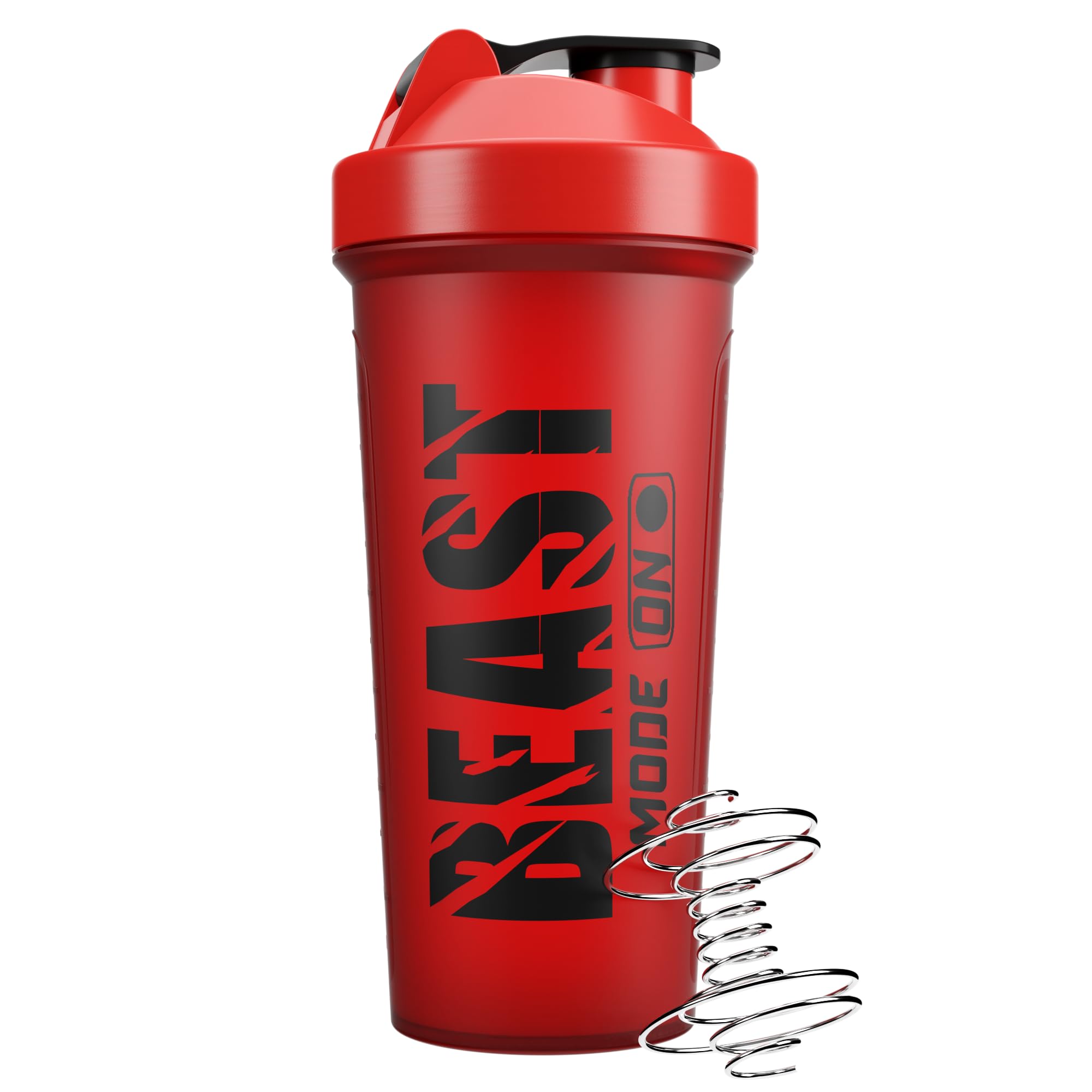 5-Pack Protein Shaker Bottles for Smoothies & Workouts - BPA-Free, Dishwasher Safe, Leak-Proof Fitness Shaker Cups with Motivational Quotes - Perfect for Gym, Post-Workout & Meal Replacement Shakes (VividVibe Collection)