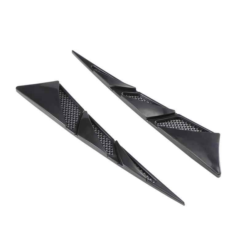 Universal Black Car Hood Stickers - Side Air Intake Flow Vent Cover for Stylish Car Decoration | Perfect for Car Shows, Racing Events & Custom Vehicle Styling