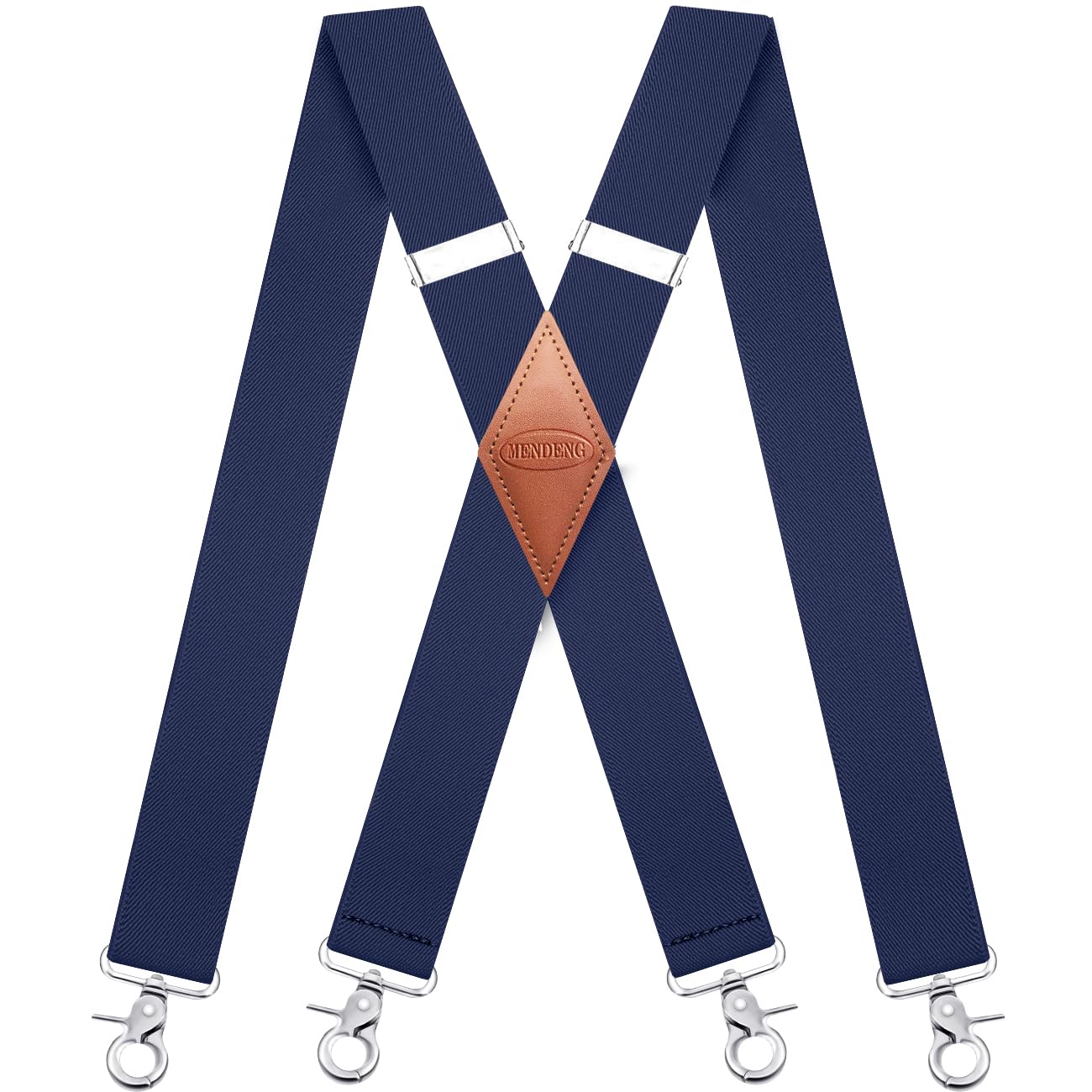 Vintage Bronze Snap Hook Suspenders for Men - Adjustable Braces with Classic Design - Perfect for Groomsmen, Weddings & Formal Occasions