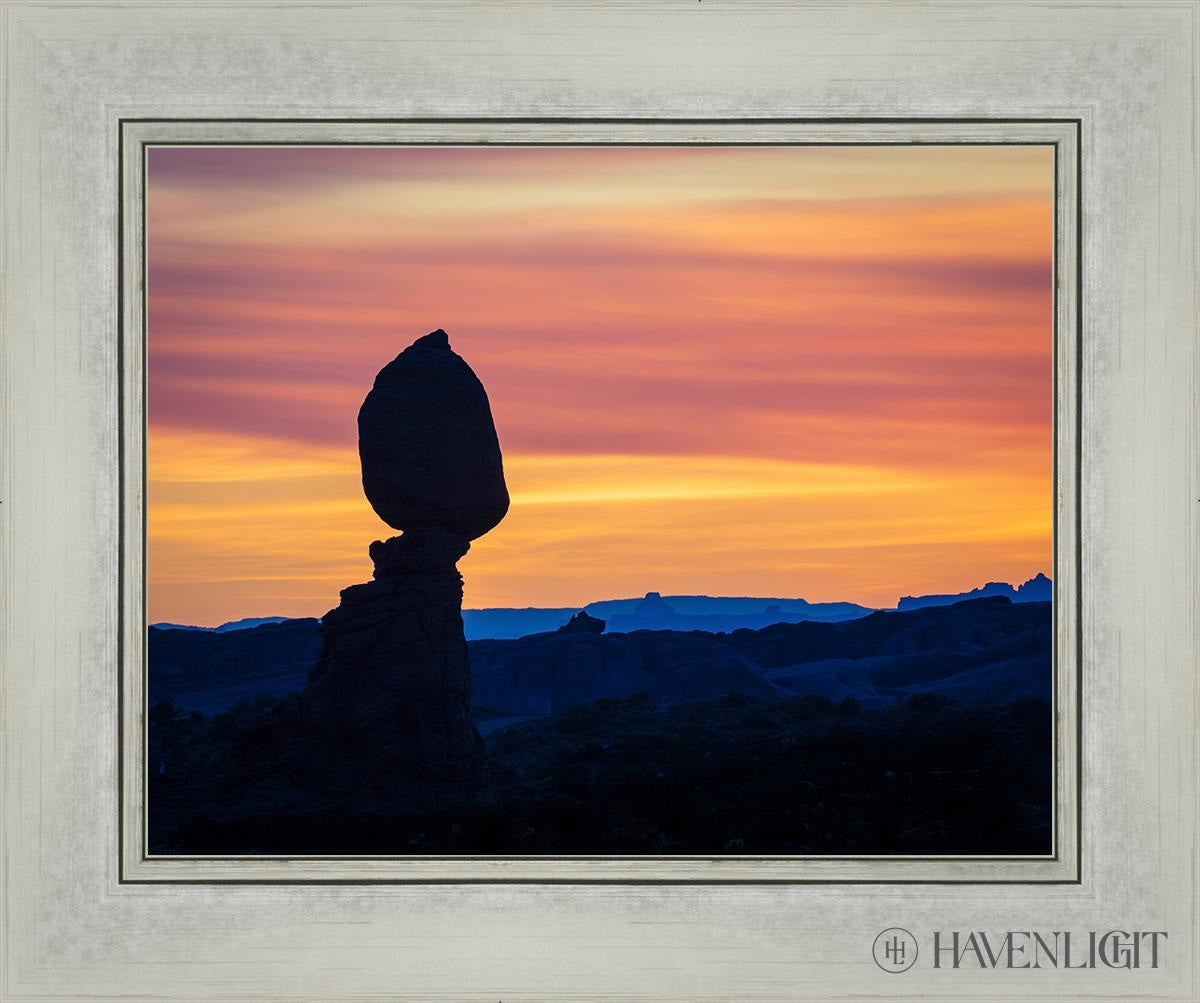 Balancing Rock at Sunset - Stunning Landscape Photo from Arches National Park Utah | Perfect for Wall Art, Home Decor & Travel Inspiration