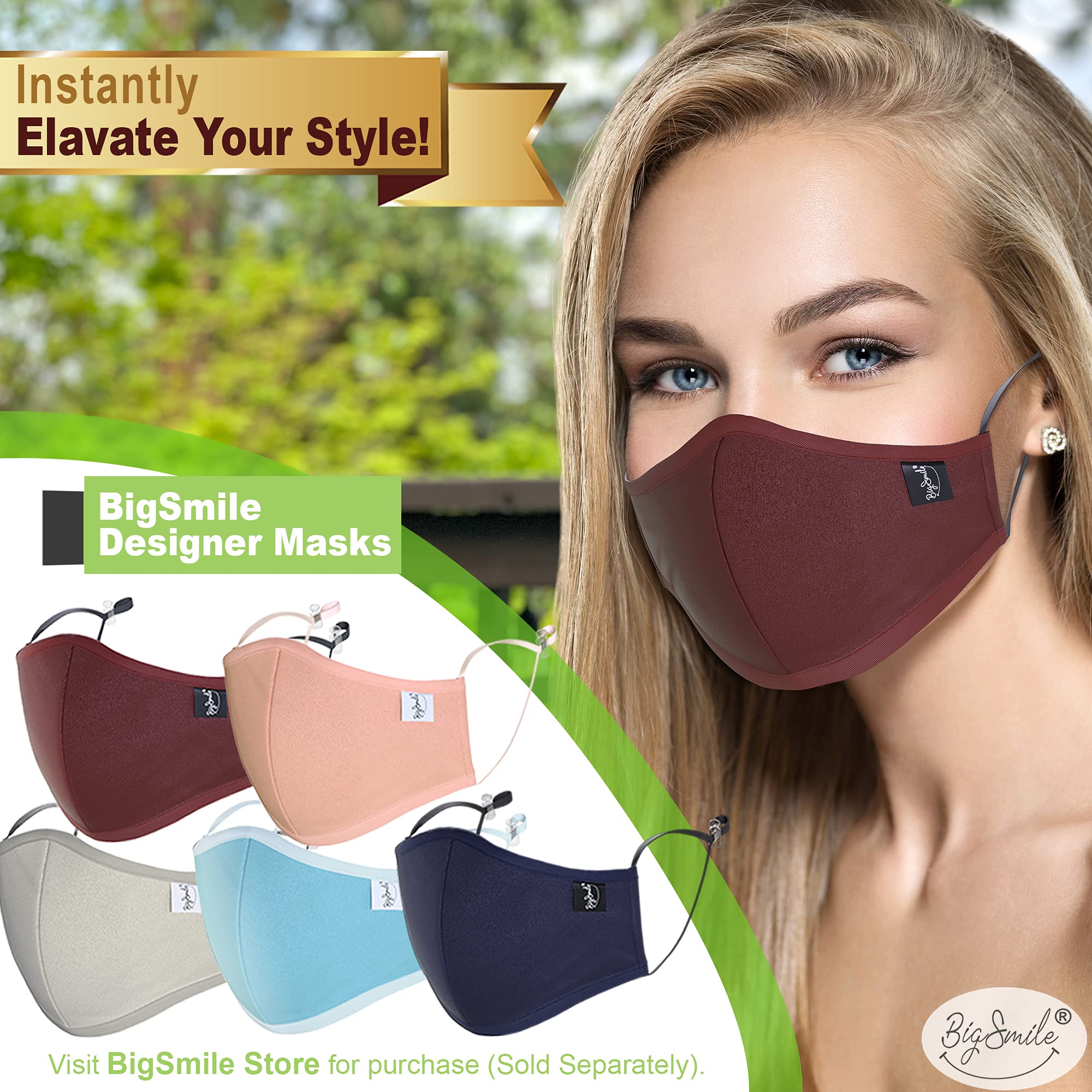 Bigsmile 3 Pack Fashion Mask Lanyards for Kids & Adults - Neck Strap for School & Work