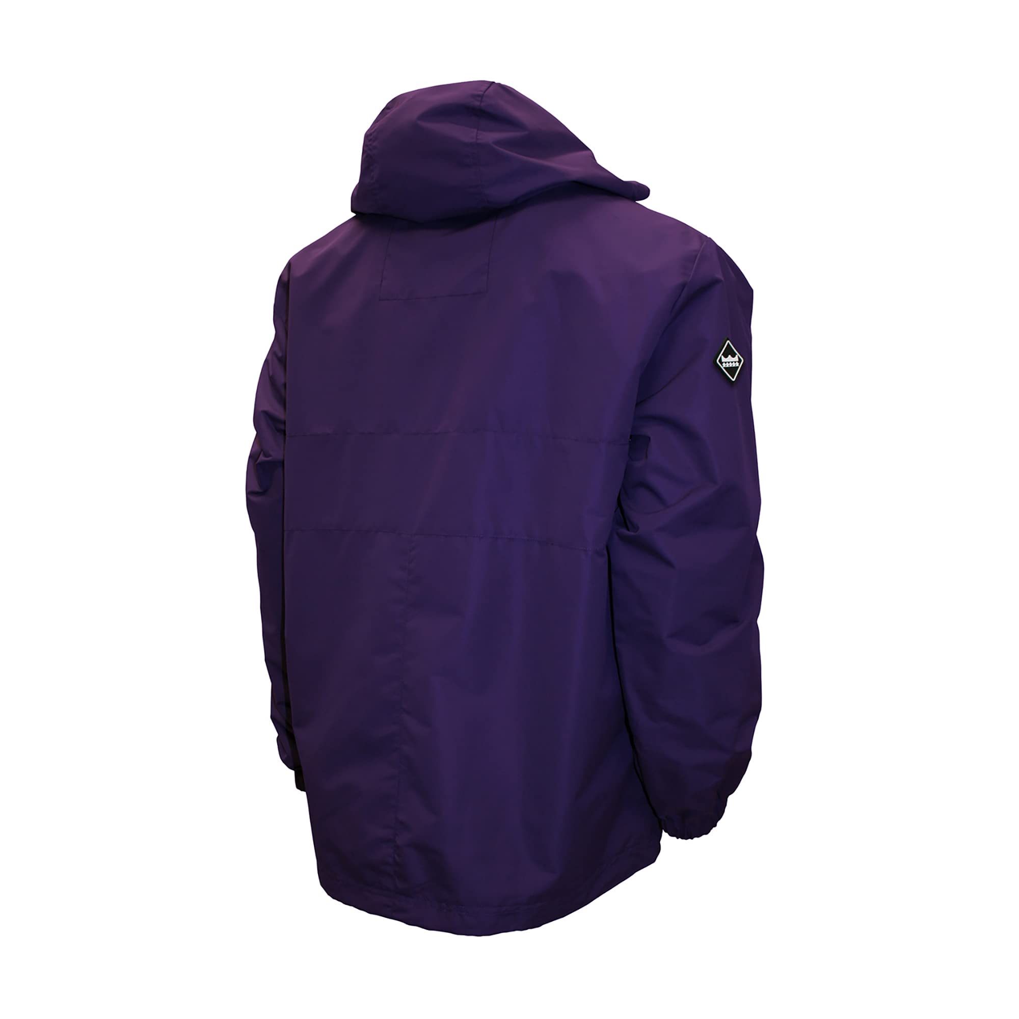 Men's NCAA Alpha Anorak Jacket - Lightweight Water-Resistant Windbreaker for College Sports Fans (Perfect for Football Games, Tailgating & Outdoor Activities)