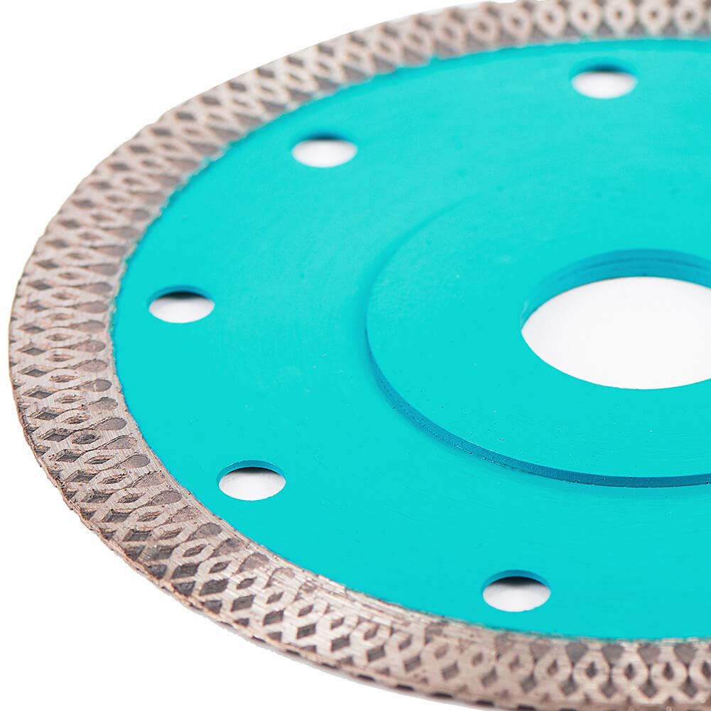 4.5 Inch Ultra Thin Diamond Tile Blade - 5 Pack Porcelain & Ceramic Cutting Disc for Angle Grinder - Perfect for Bathroom Renovation, Kitchen Backsplash & Floor Tile Installation