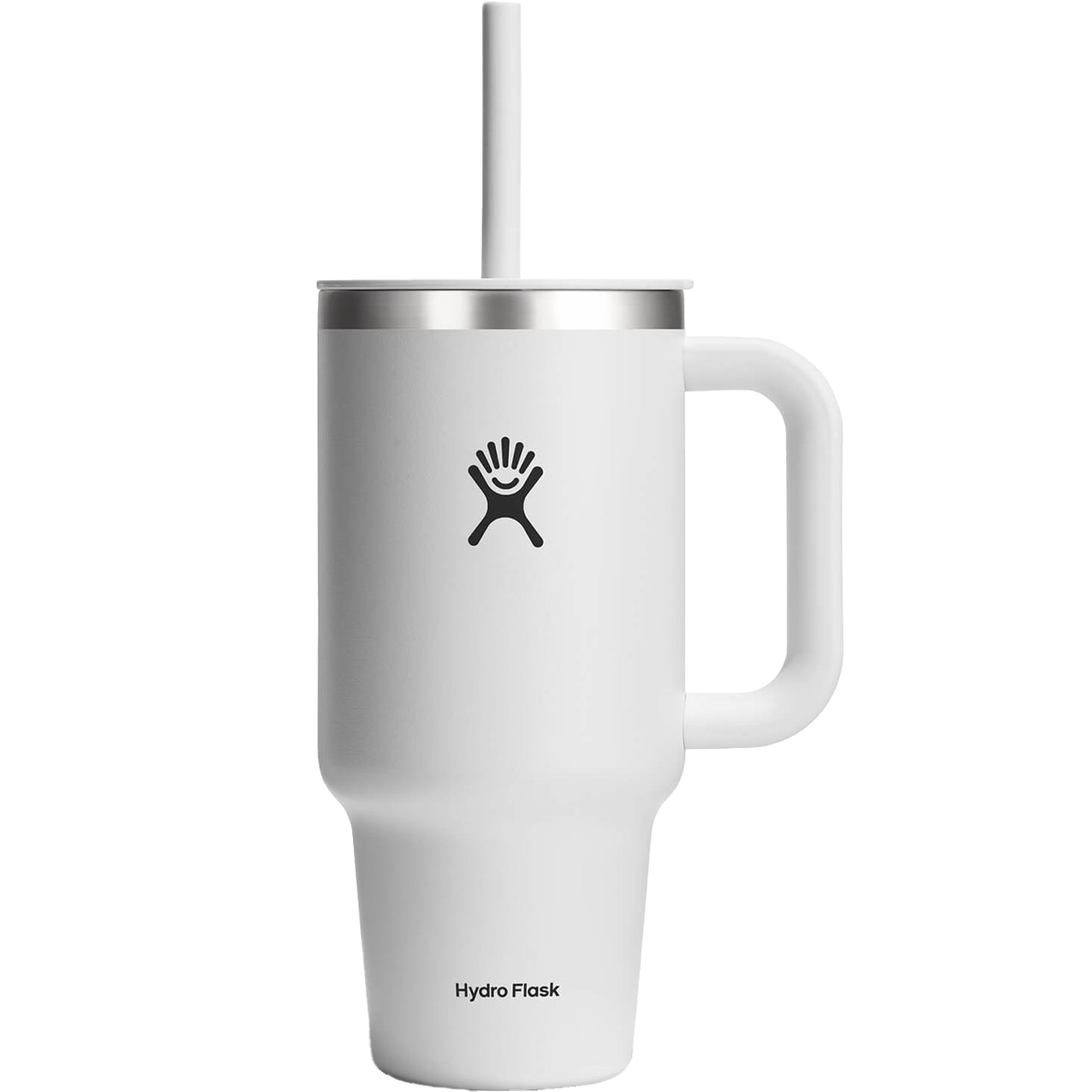 32 oz Insulated Stainless Steel Travel Tumbler with Lid & Straw - Leakproof Vacuum Flask for Hot & Cold Drinks - Perfect for Commuting, Camping, Hiking & Outdoor Adventures