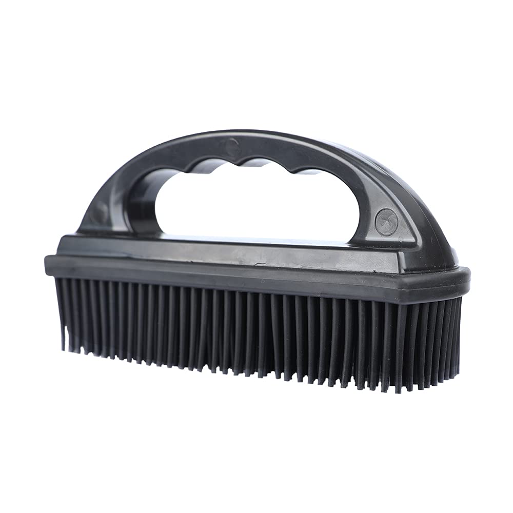Pet Hair Remover Brush - Silicone Rubber Lint & Fur Removal Tool for Cats & Dogs | Effective Grooming & Cleaning Brush for Furniture, Car Seats & Clothes | Home & Travel Use